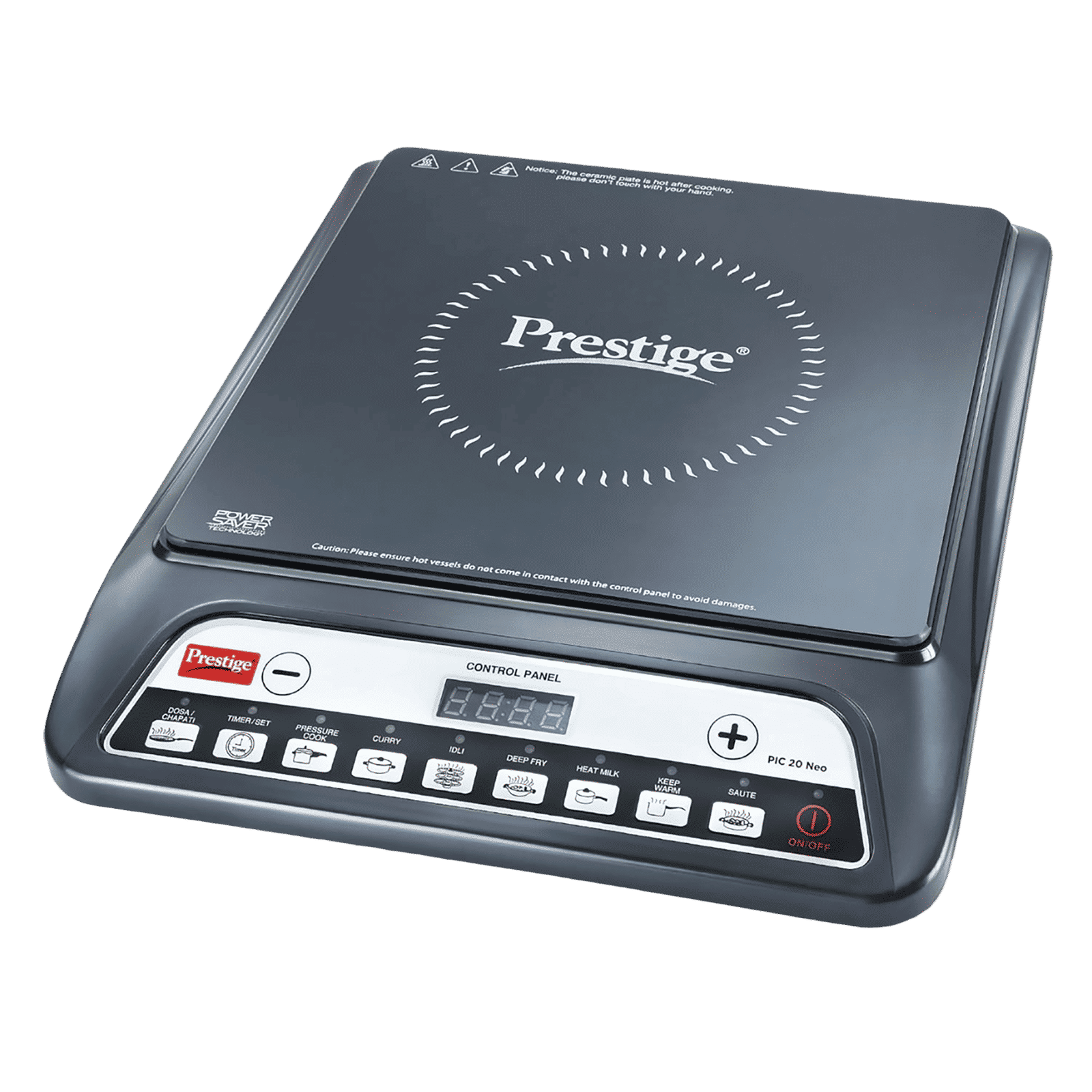 Prestige PIC 20 NEO 1600W Induction Cooktop with 8 Preset Menus Prestige PIC 20 NEO 1600W Induction Cooktop with 8 Preset Menus_1