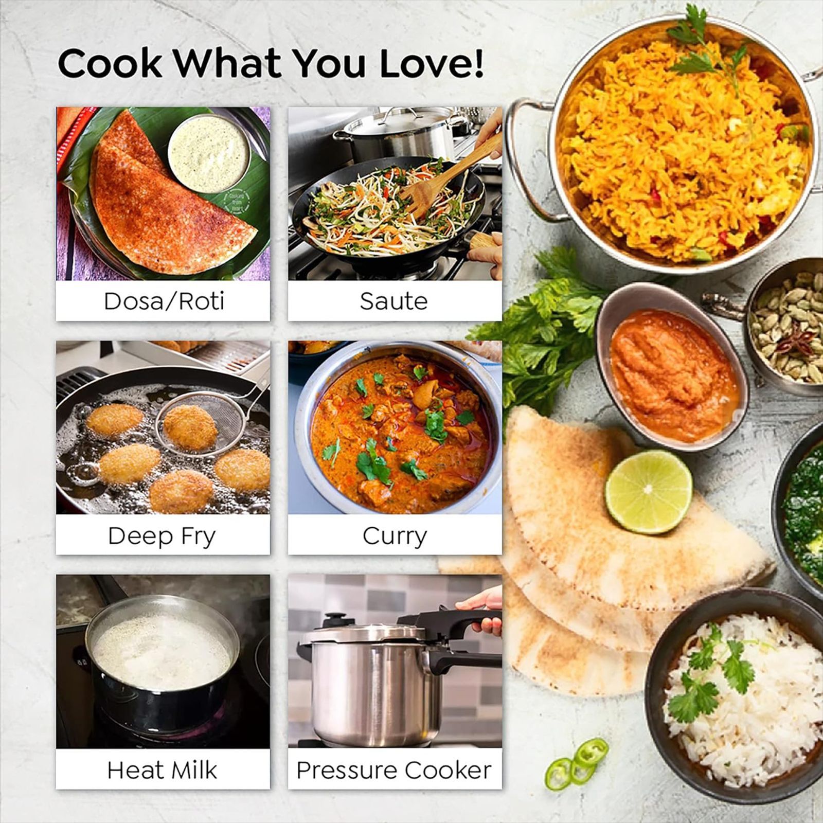 Prestige PIC 20 WIZ 1600W Induction Cooktop with 7 Preset Menus_6