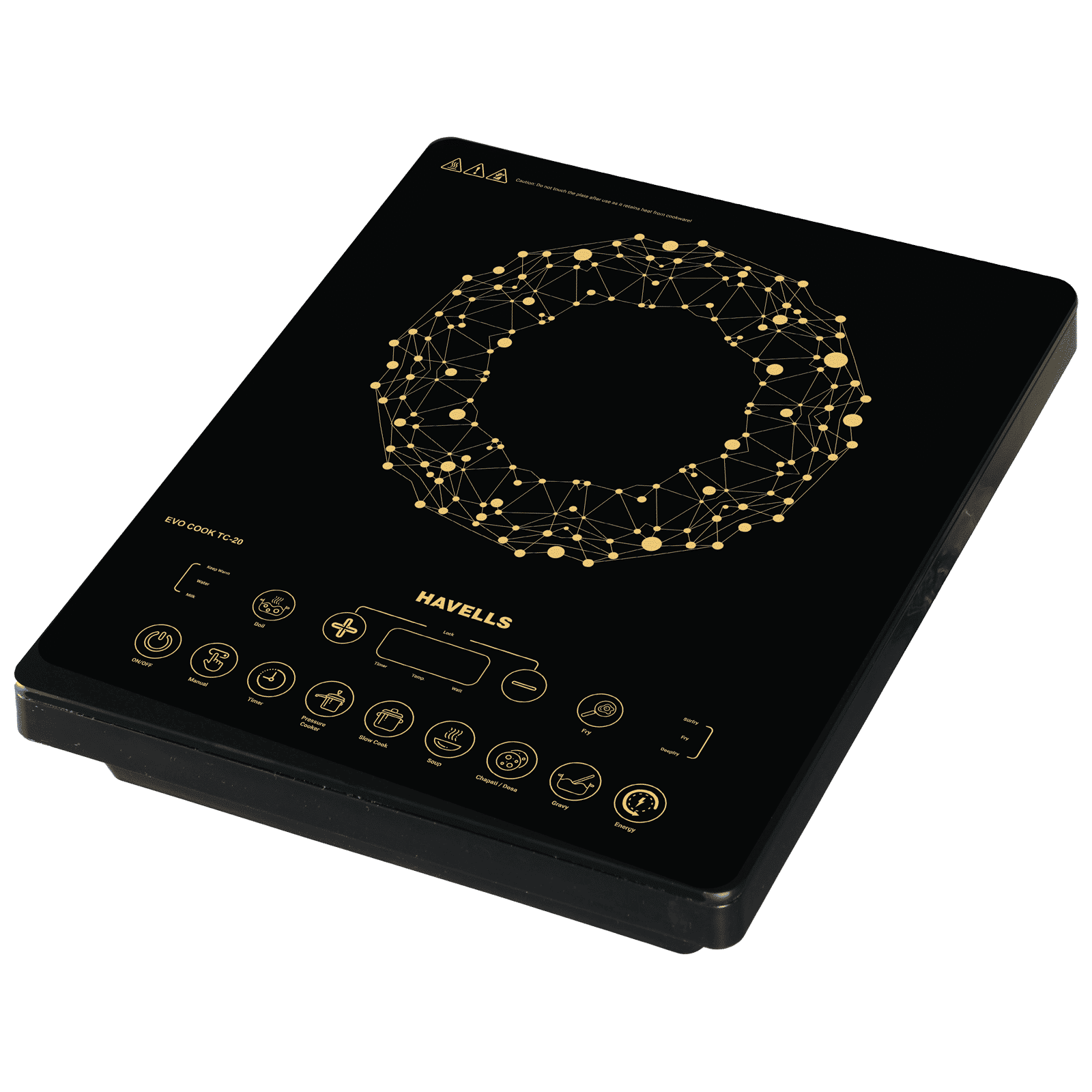 HAVELLS Evo Cook TC20 2000W Induction Cooktop with 8 Preset Modes HAVELLS Evo Cook TC20 2000W Induction Cooktop with 8 Preset Modes_4