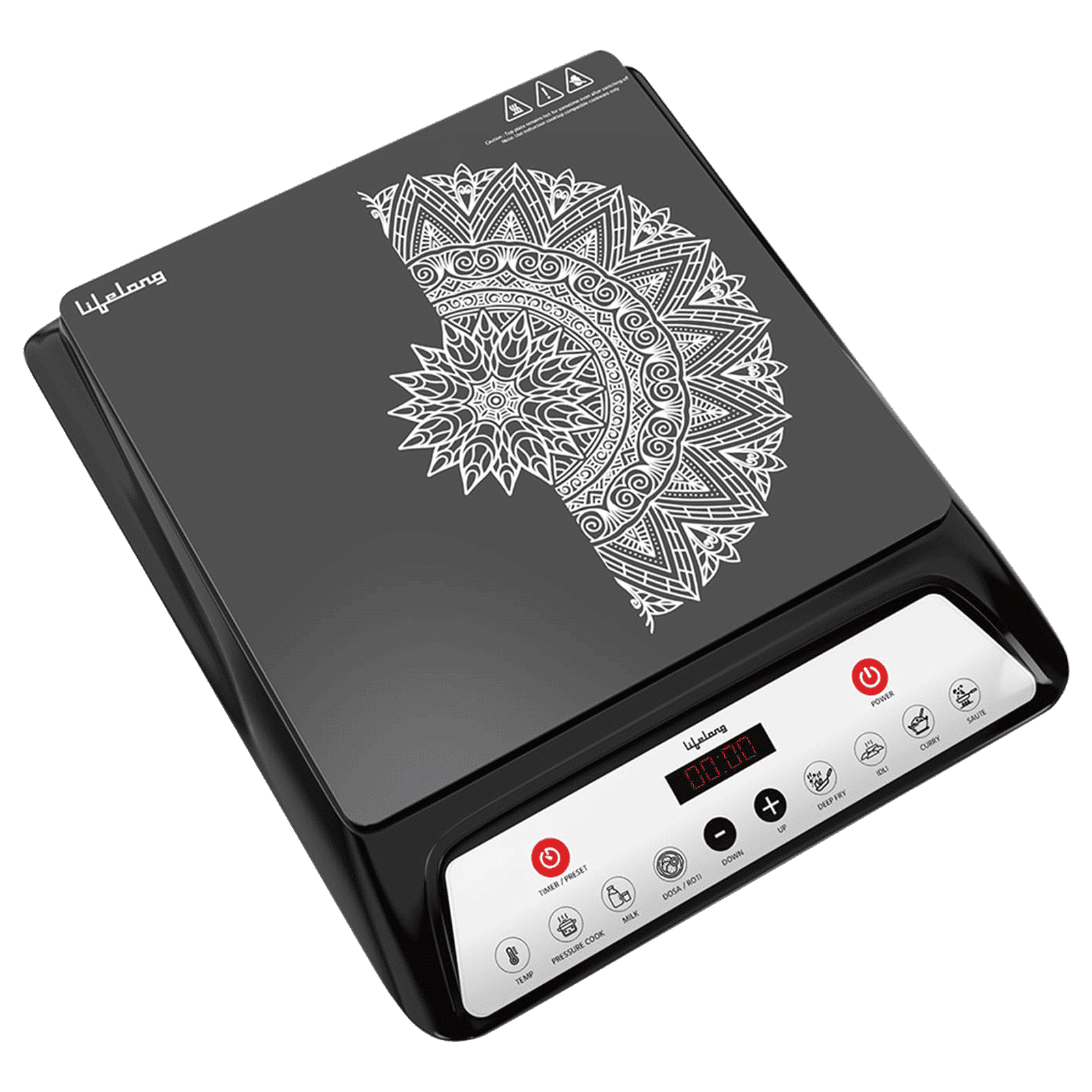 Lifelong LLIC100 1800W Induction Cooktop with 7 Preset Menus_1