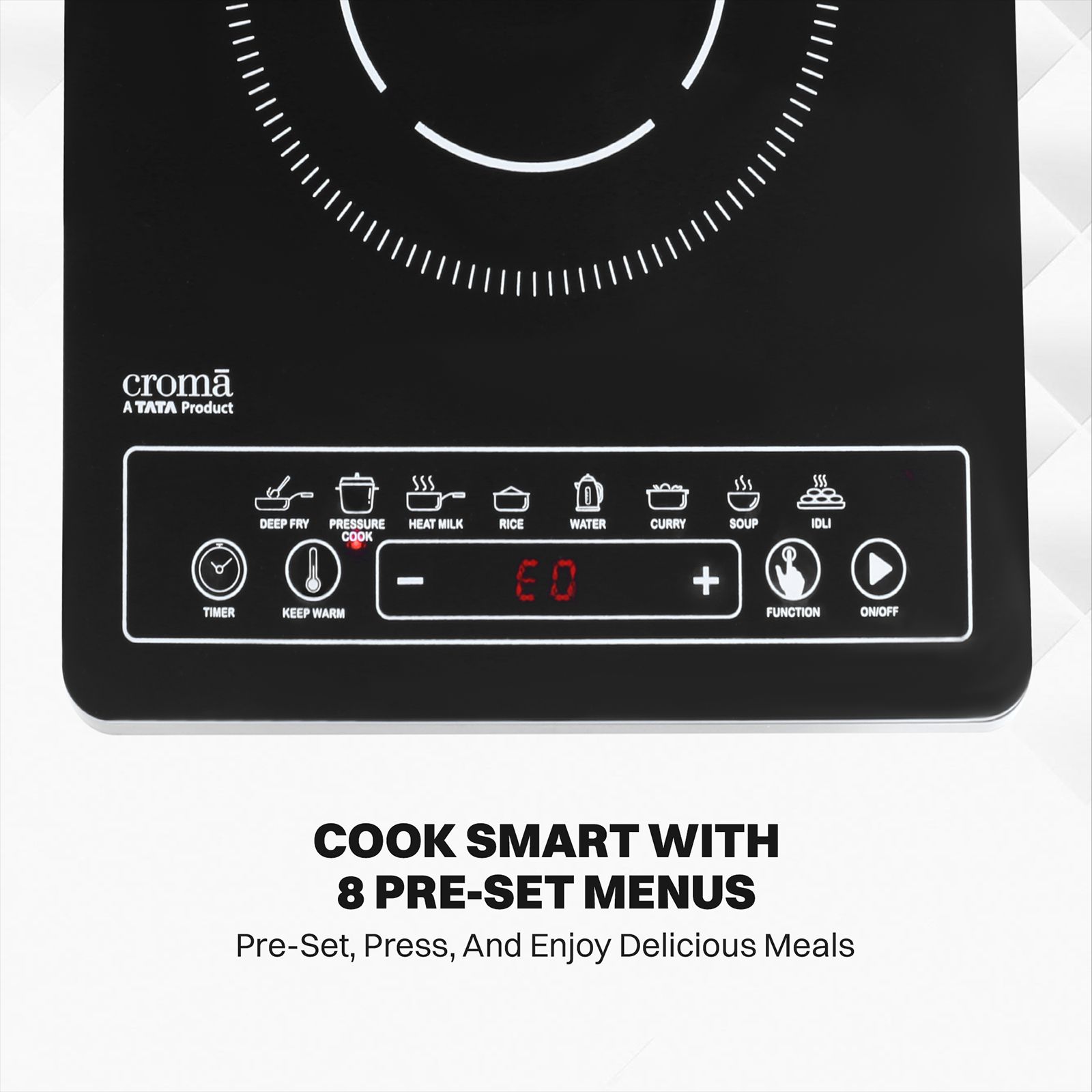 Croma 2000W Induction Cooktop with 8 Preset Menus Croma 2000W Induction Cooktop with 8 Preset Menus_11
