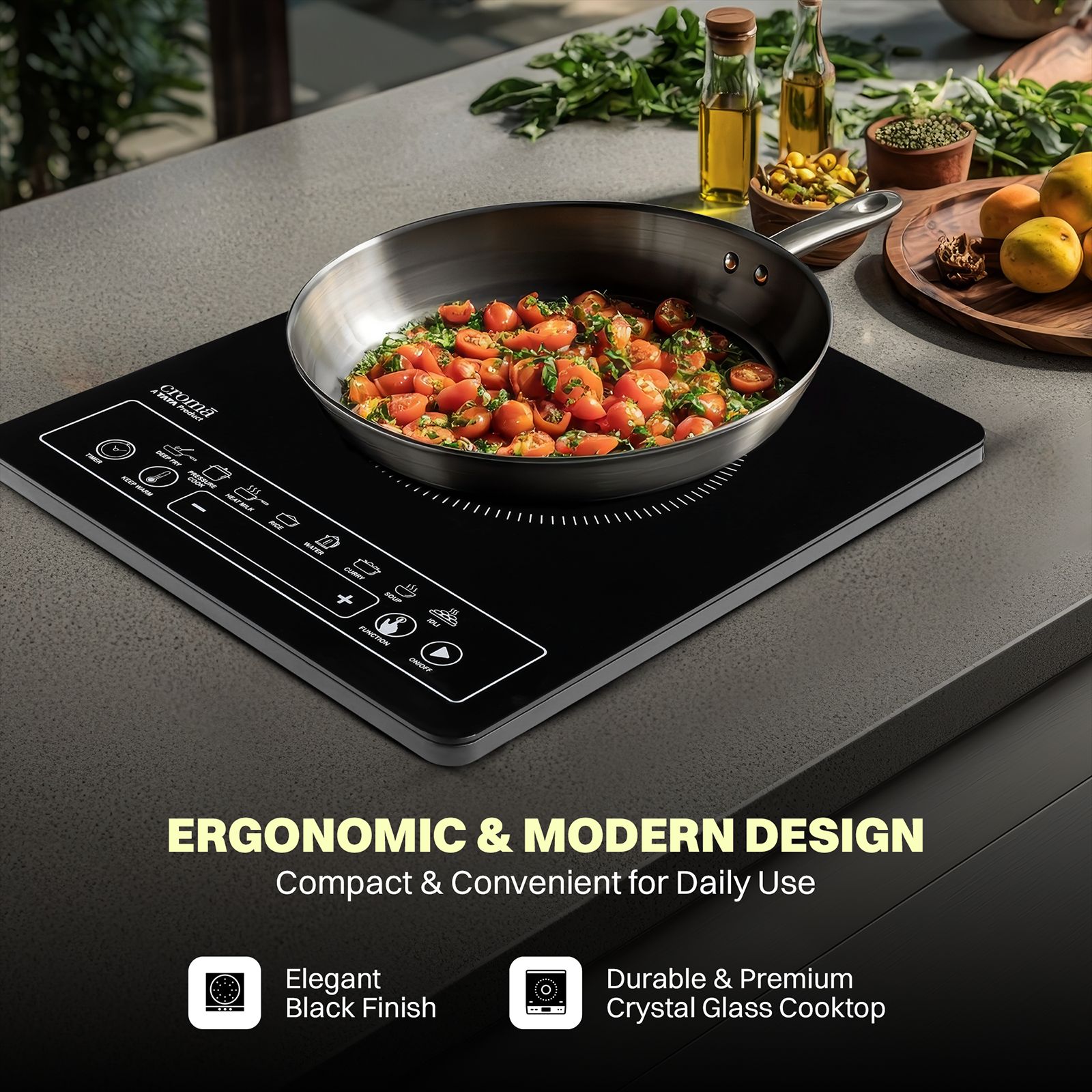Croma 2000W Induction Cooktop with 8 Preset Menus Croma 2000W Induction Cooktop with 8 Preset Menus_10