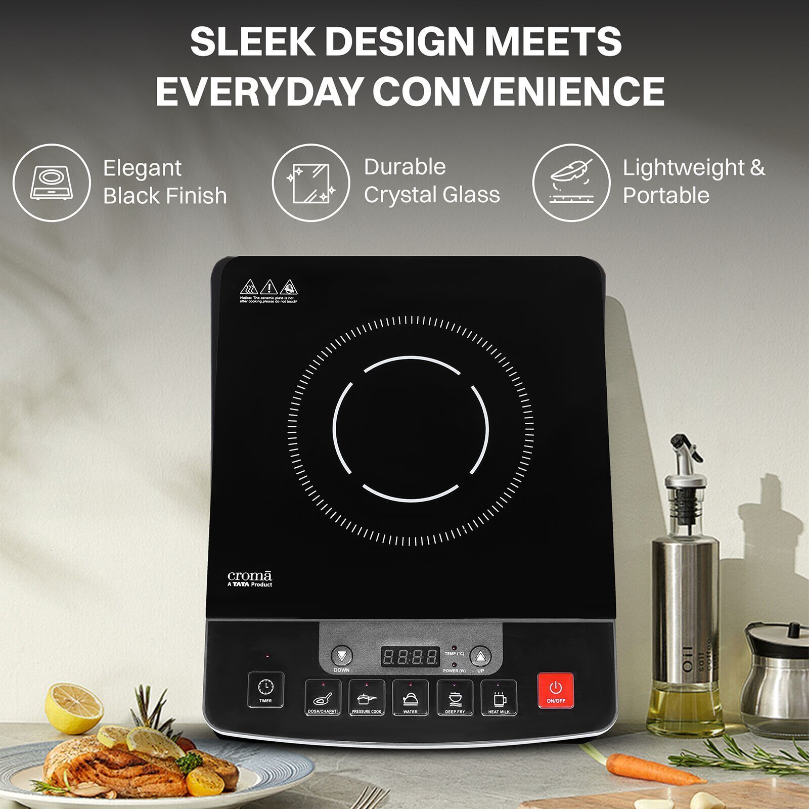 Croma 1600W Induction Cooktop with 5 Preset Menus Croma 1600W Induction Cooktop with 5 Preset Menus_13