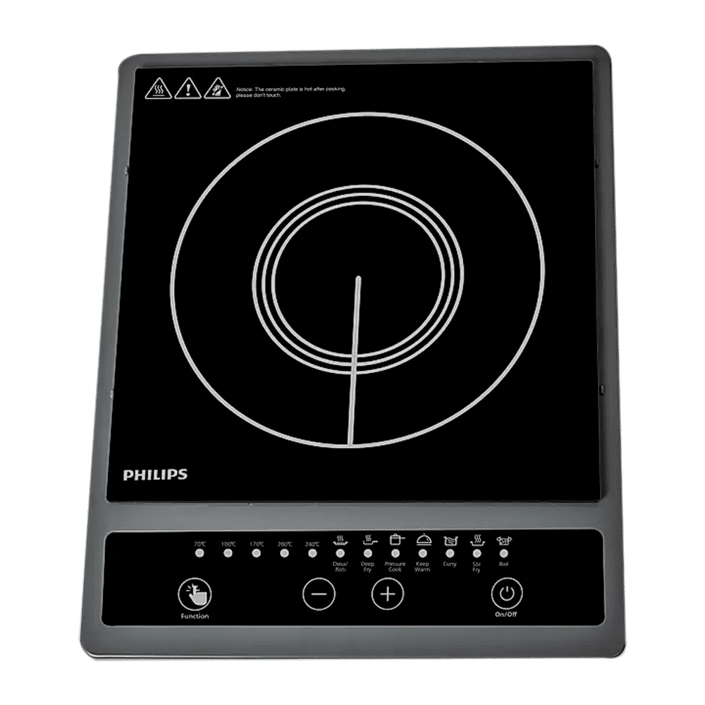PHILIPS 1300W Induction Cooktop with 7 Preset Menus _1