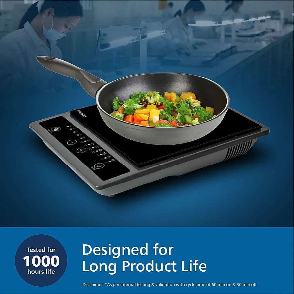 PHILIPS 1300W Induction Cooktop with 7 Preset Menus _4
