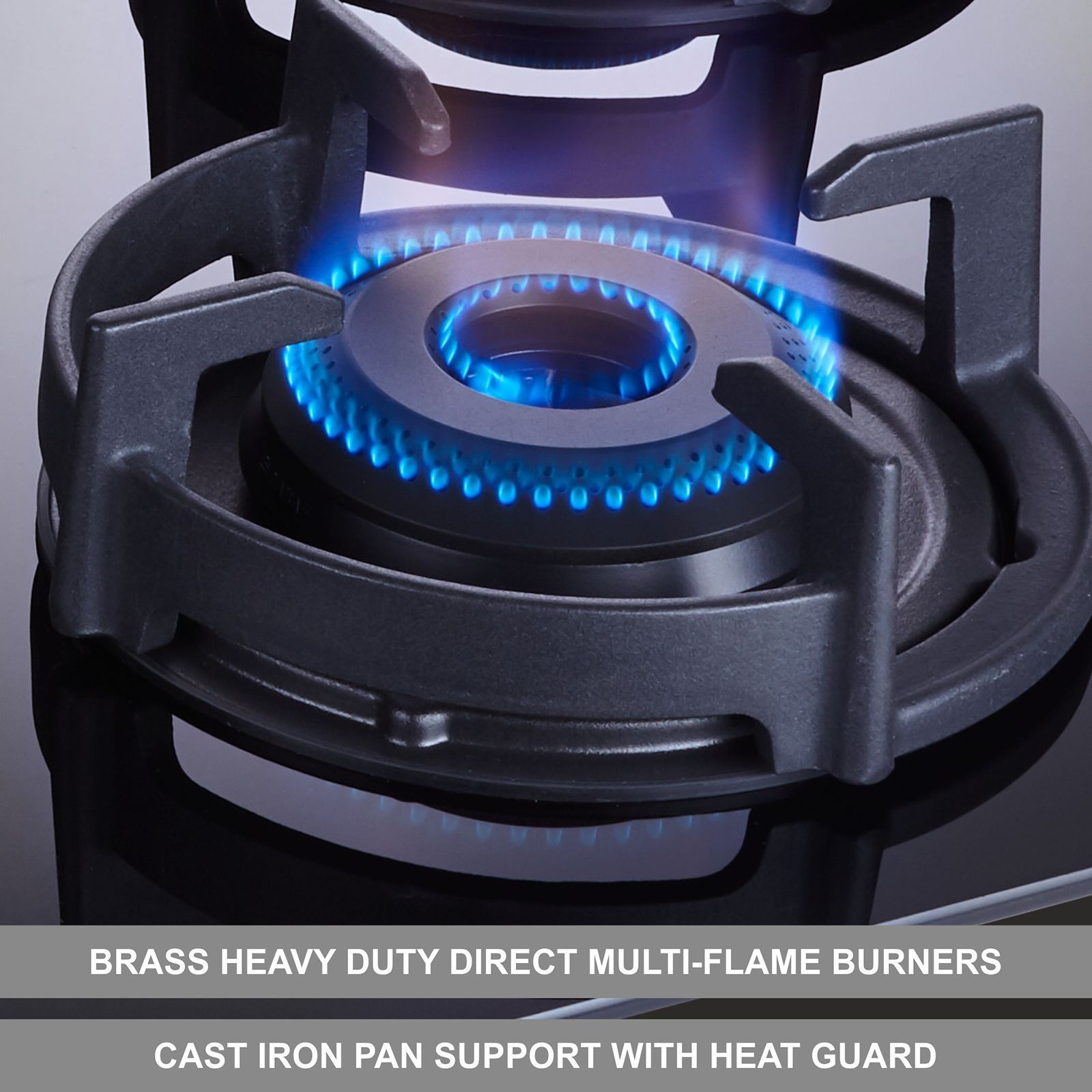 elica FLEXI 360 LOTUS IND HD BRASS Toughened Glass Top 3 Burner Automatic Hob (Cast Iron Grid, Black) elica FLEXI 360 LOTUS IND HD BRASS Toughened Glass Top 3 Burner Automatic Hob (Cast Iron Grid, Black)_4