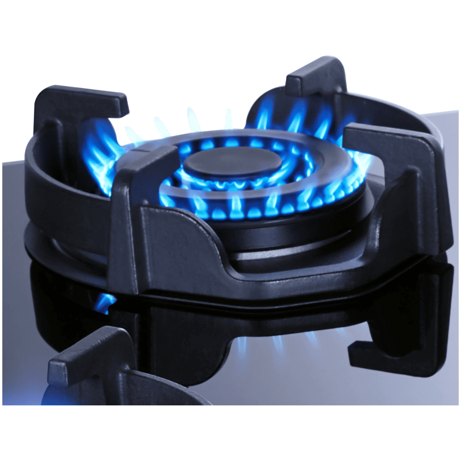 elica Flexi Hexa 470 Lotus Ind Hd Brass Toughened Glass Top 4 Burner Automatic Hob (Multi Flame Burner, Black)_7