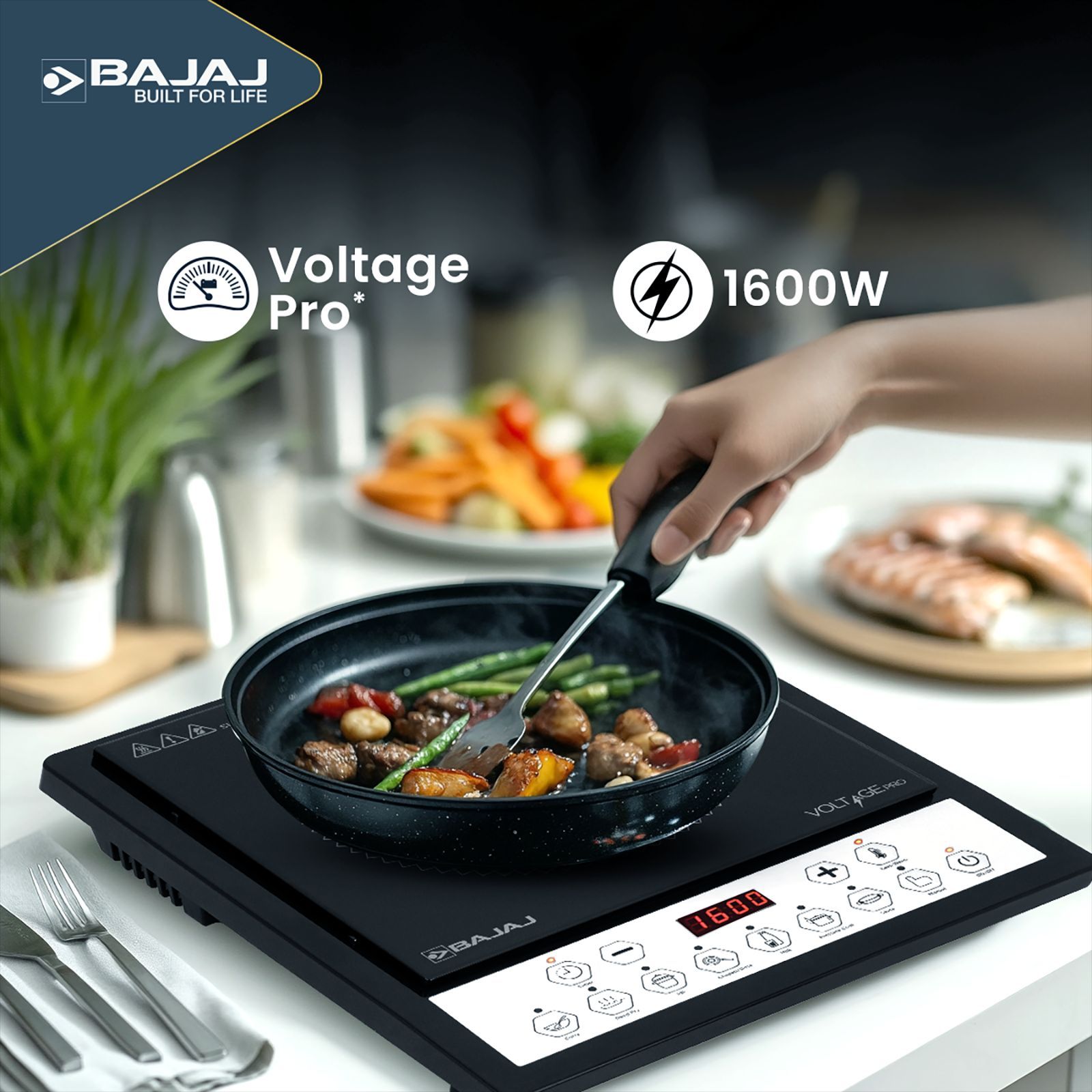 BAJAJ 160TS Neo 1600W Induction Cooktop with 9 Preset Menus BAJAJ 160TS Neo 1600W Induction Cooktop with 9 Preset Menus_11
