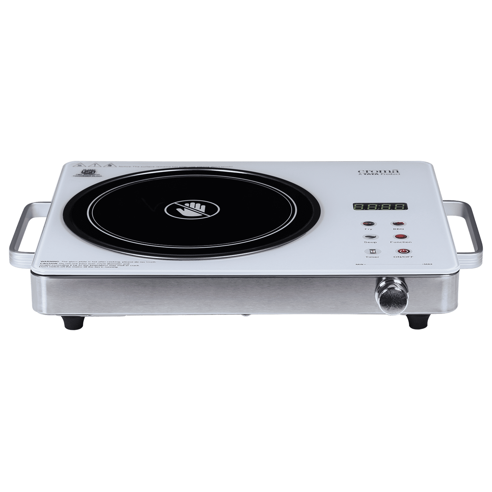 Croma Infrared 2200W Induction Cooktop with 3 Preset Menus_10