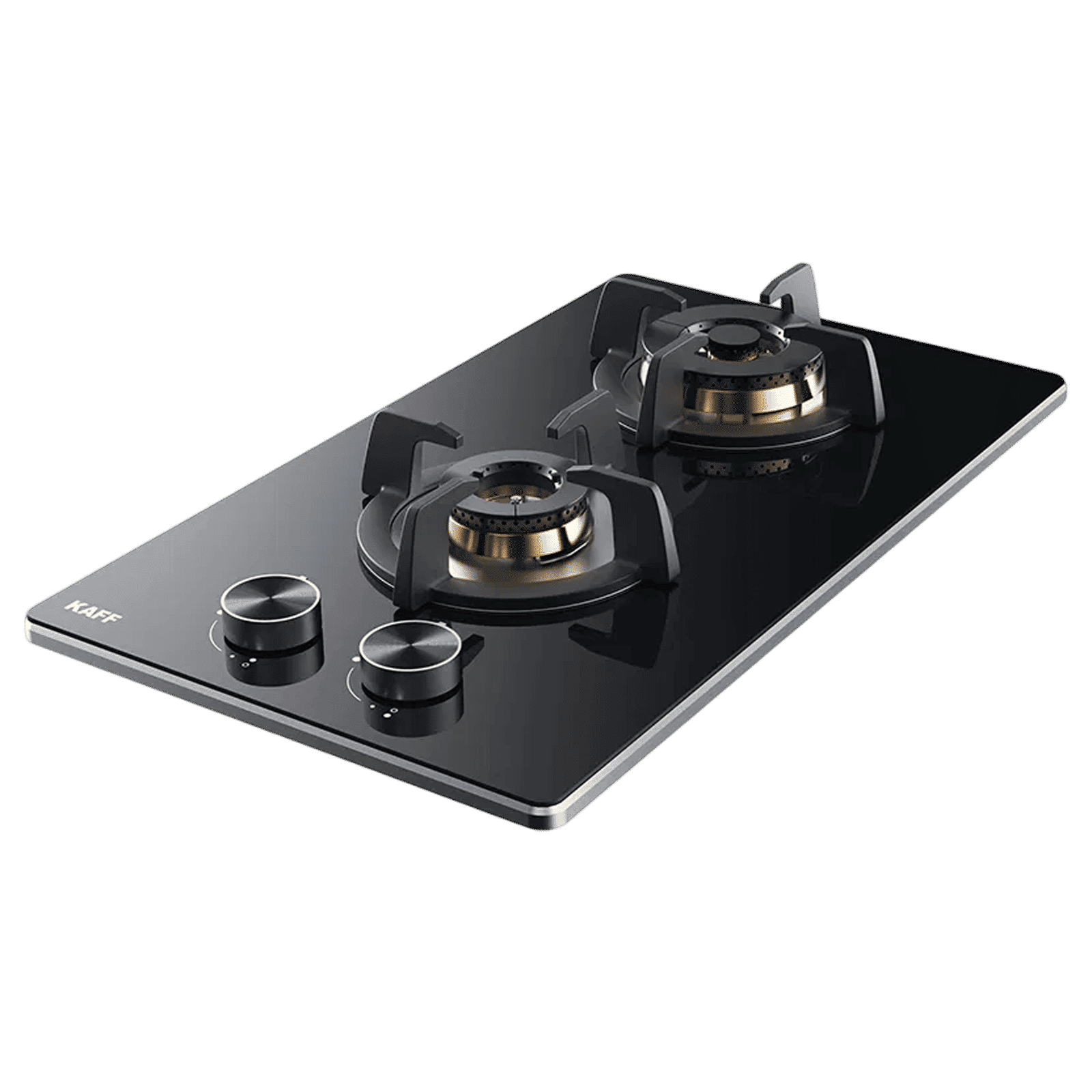 KAFF BLHF 302X Toughened Glass Top 2 Burner Automatic Hob (Flame Failure Device, Black)_4