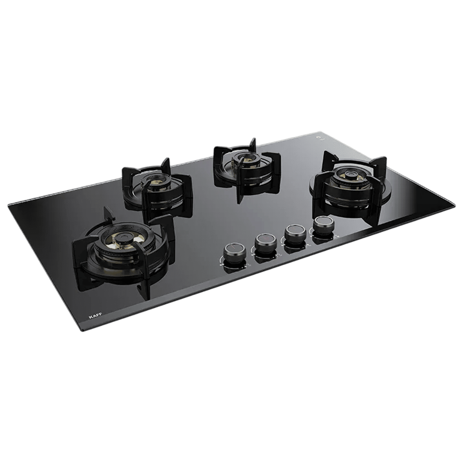 KAFF ASF 94M Toughened Glass Top 4 Burner Automatic Hob (Flame Failure Device, Black)_4