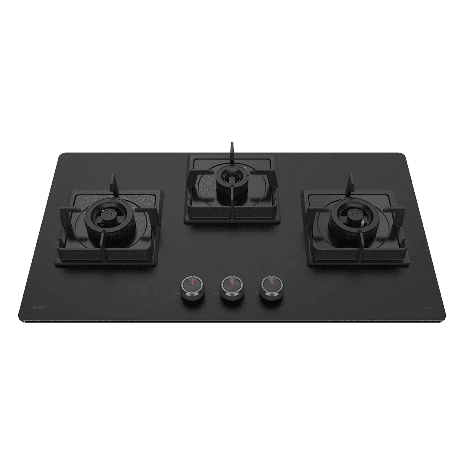 KAFF NYG 783B Glass Top 3 Burner Automatic Hob (Integrated Flame Protector, Black)_4
