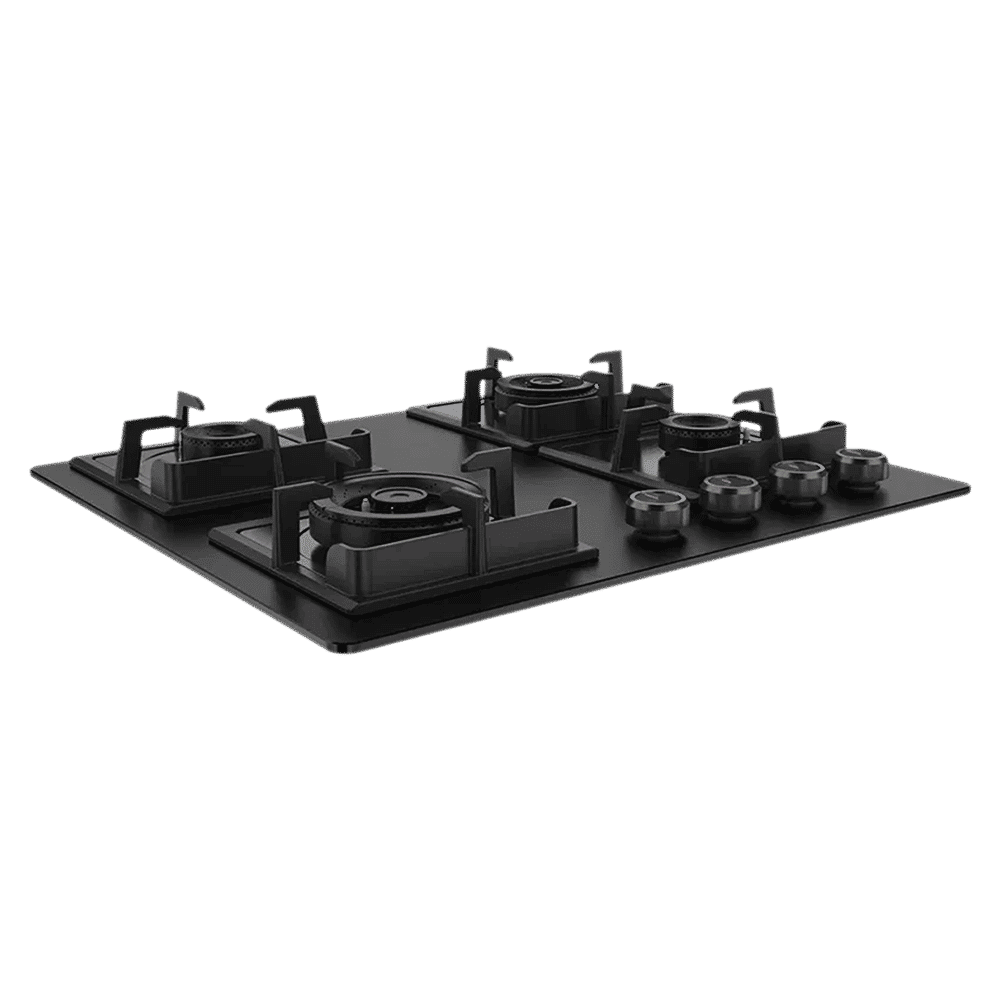 KAFF NYG 64B Glass Top 4 Burner Automatic Hob (Integrated Flame Protector, Black)_7