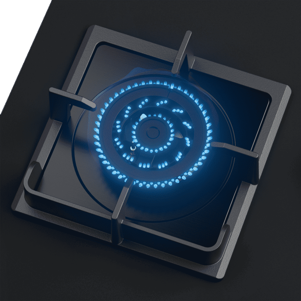 KAFF NYG 784B Tempered Glass Top 4 Burner Automatic Hob (Flame Failure Device, Black)_2