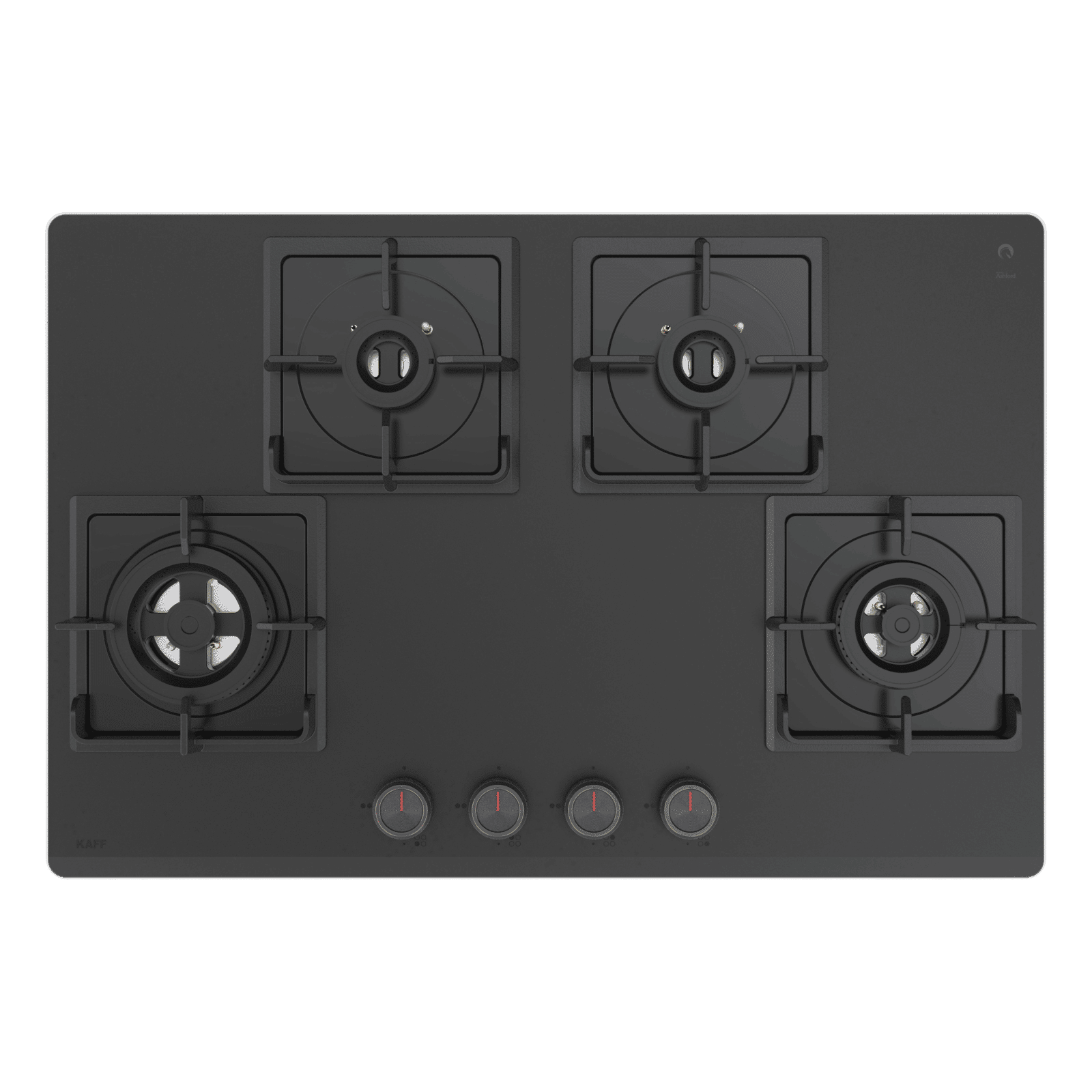 KAFF NYG 784B Tempered Glass Top 4 Burner Automatic Hob (Flame Failure Device, Black)_3