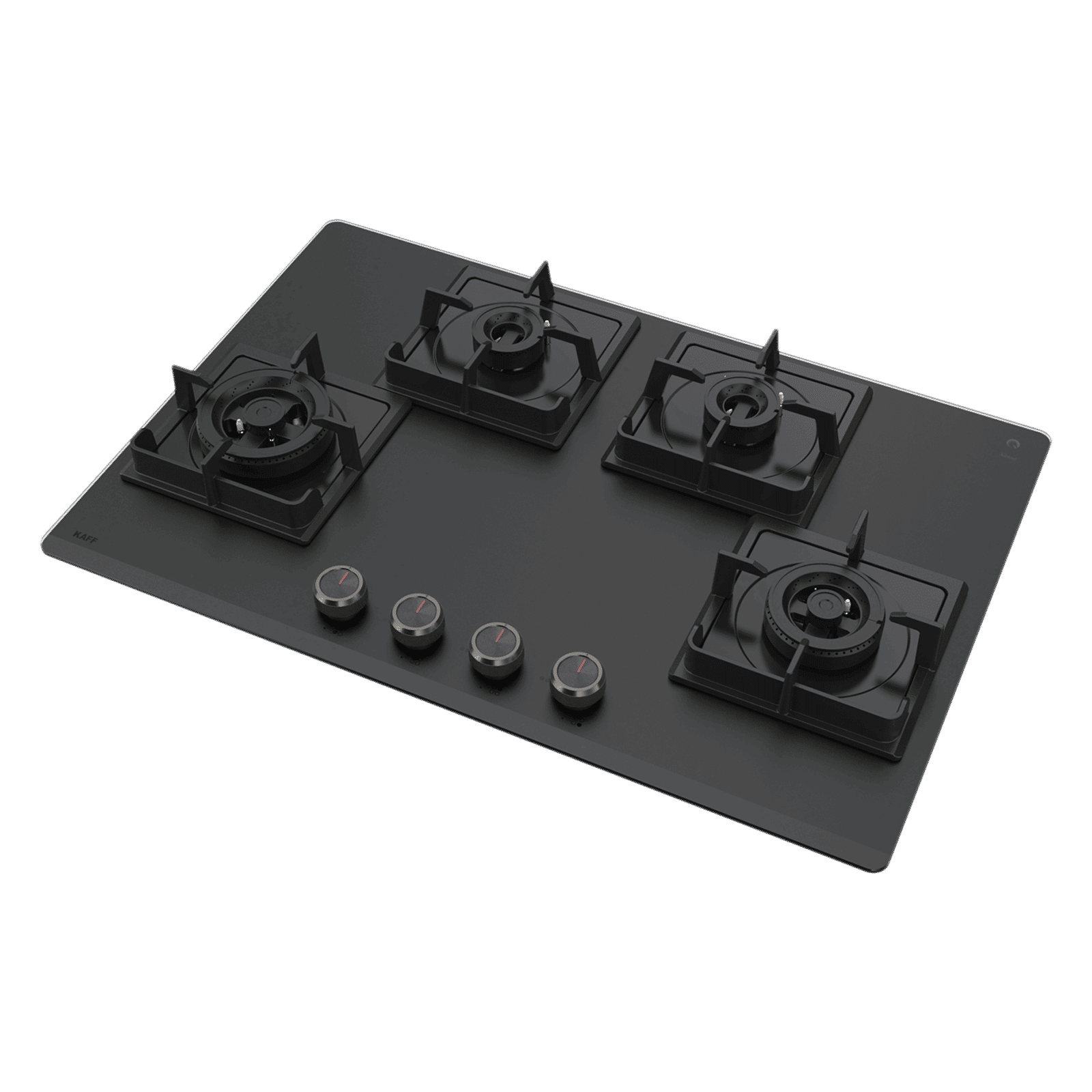 KAFF NYG 784B Tempered Glass Top 4 Burner Automatic Hob (Flame Failure Device, Black)_4