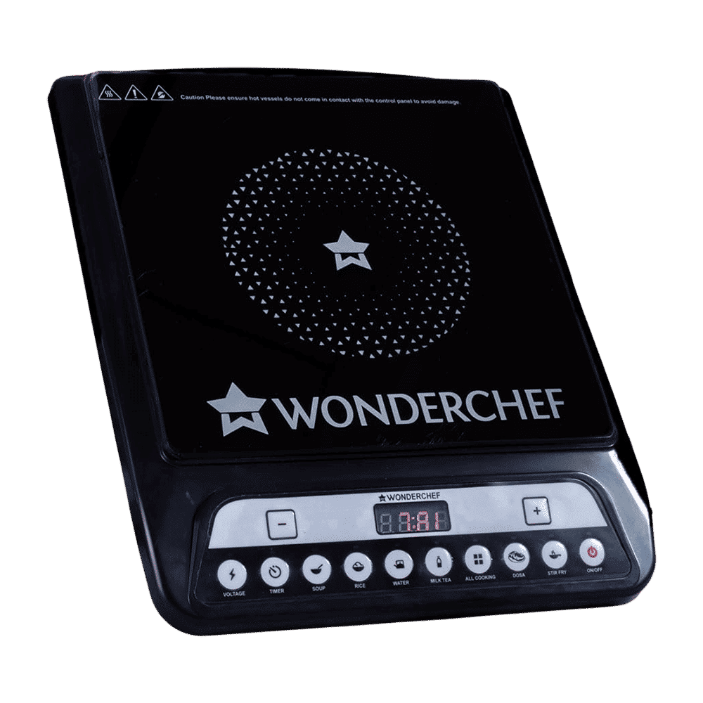 WONDERCHEF Acura 1400W Single Induction Cooktop with 11 Preset Functions_1