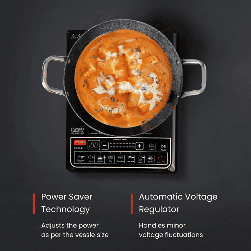 Prestige PIC 16.0 Plus 2000W Single Induction Cooktop with 8 Preset Menus Prestige PIC 16.0 Plus 2000W Single Induction Cooktop with 8 Preset Menus_6