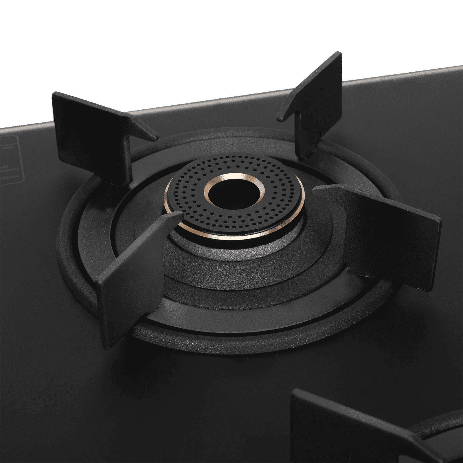 FABER NEBULA Glass Top 4 Burner Manual Gas Stove (Matt Finish, Black)_4