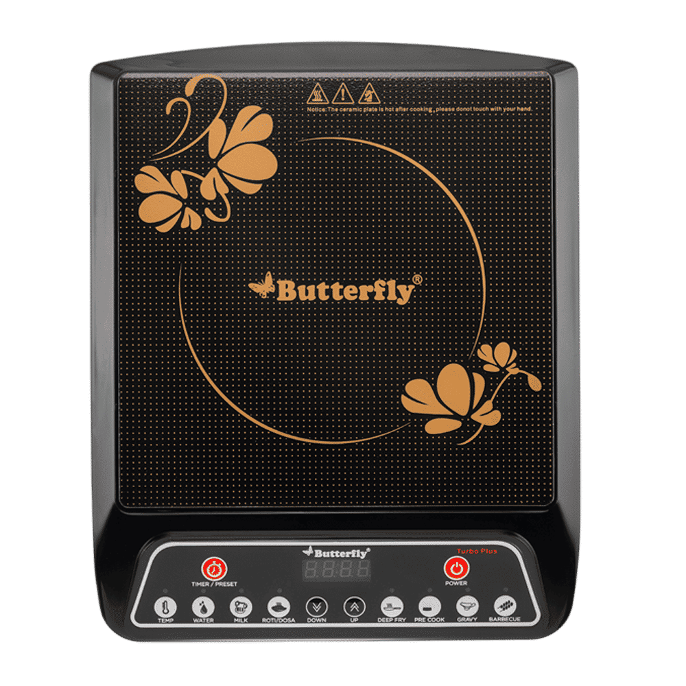 Butterfly Turbo Plus 1800W Induction Cooktop with 8 Preset Menus Butterfly Turbo Plus 1800W Induction Cooktop with 8 Preset Menus_1