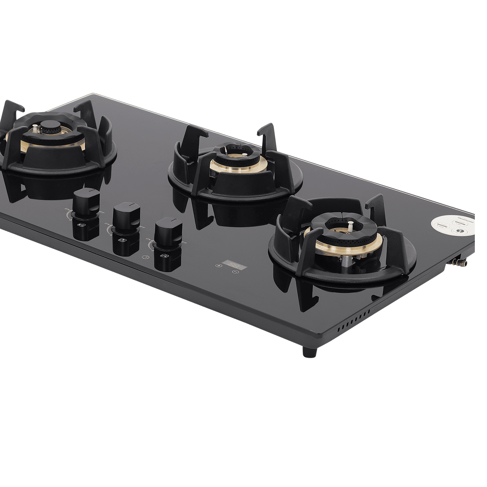 Sunflame SHA 376 UBR Toughened Glass Top 3 Burner Automatic Hob (Flame Failure Device, Black)_6