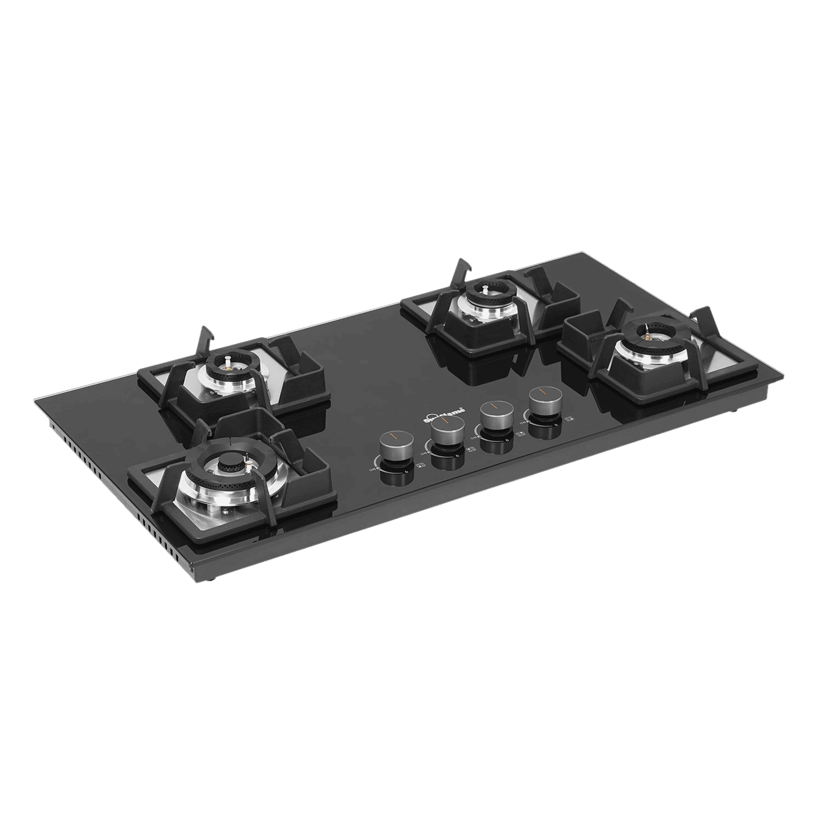 Sunflame SHA 486 PHS Toughened Glass Top 4 Burner Automatic Hob (Flame Failure Device, Black)_2
