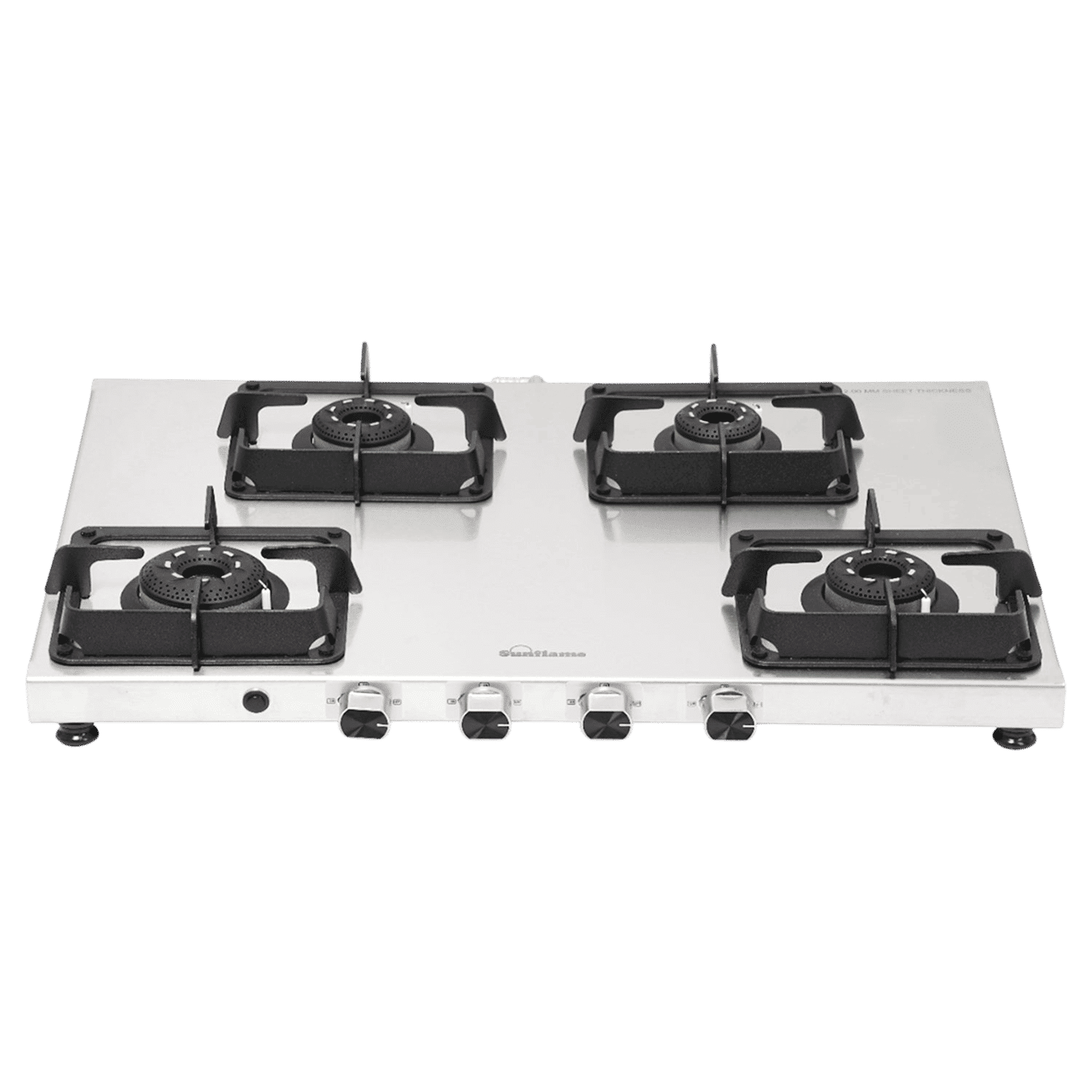 Sunflame SSS 4B AI 4 Burner Automatic Gas Stove (ISI Certified, Silver)_1