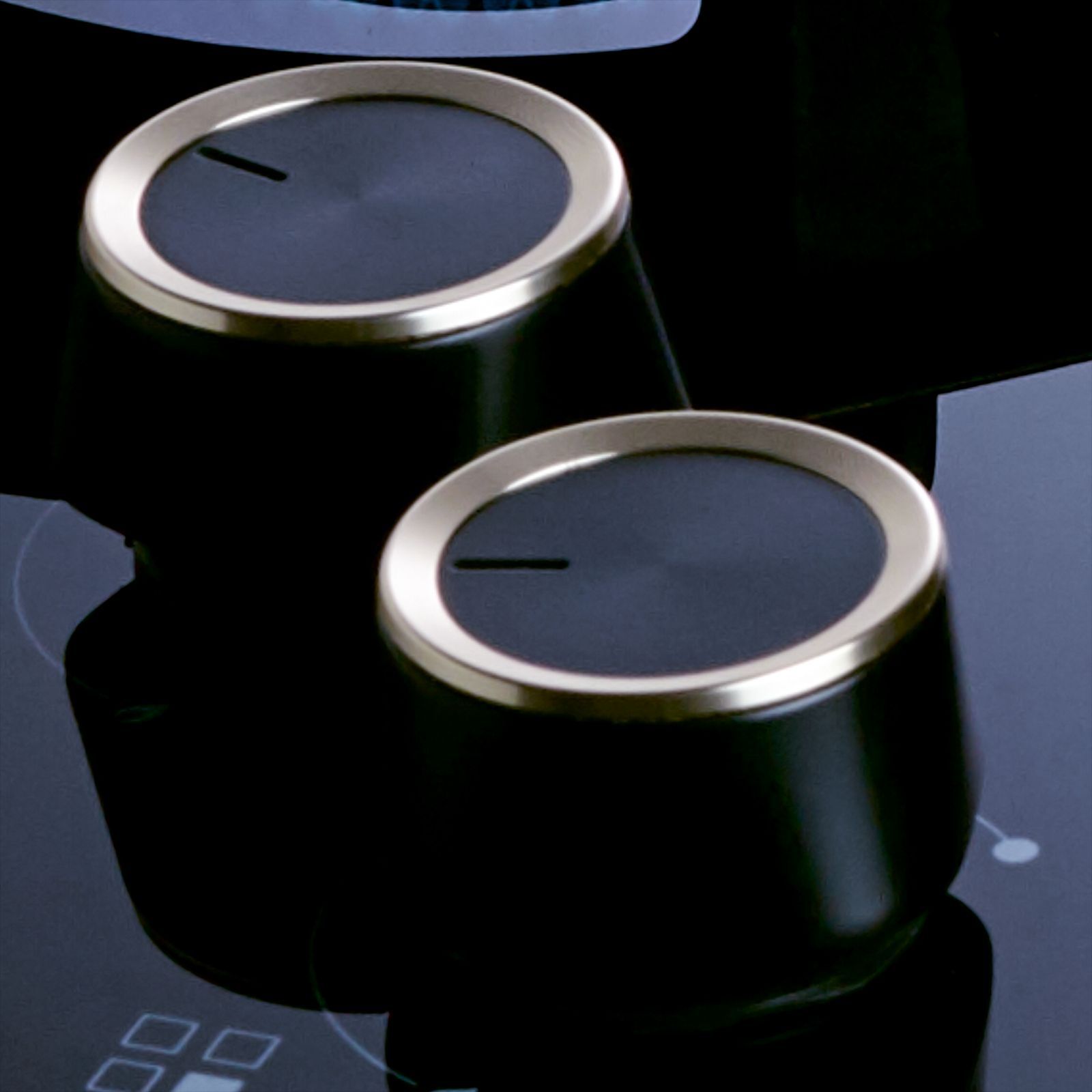 elica CROWN FLEXI 360 LOTUS IND HD BRASS Toughened Glass Top 3 Burner Automatic Hob (Multi Flame Burners, Black Glass)_3