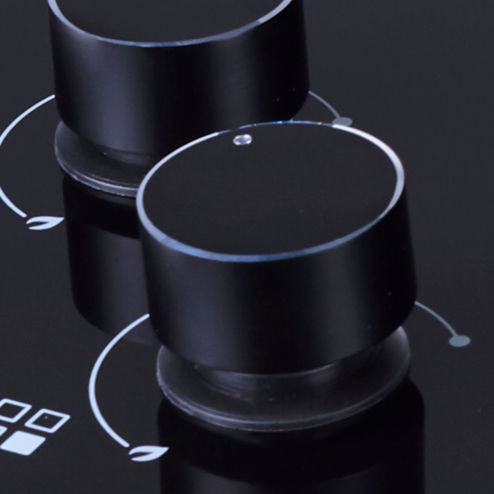 elica IND FLEXI AB 360 DX DFS Toughened Glass Top 3 Burner Automatic Hob (Cast Iron Pan Support, Black)_3