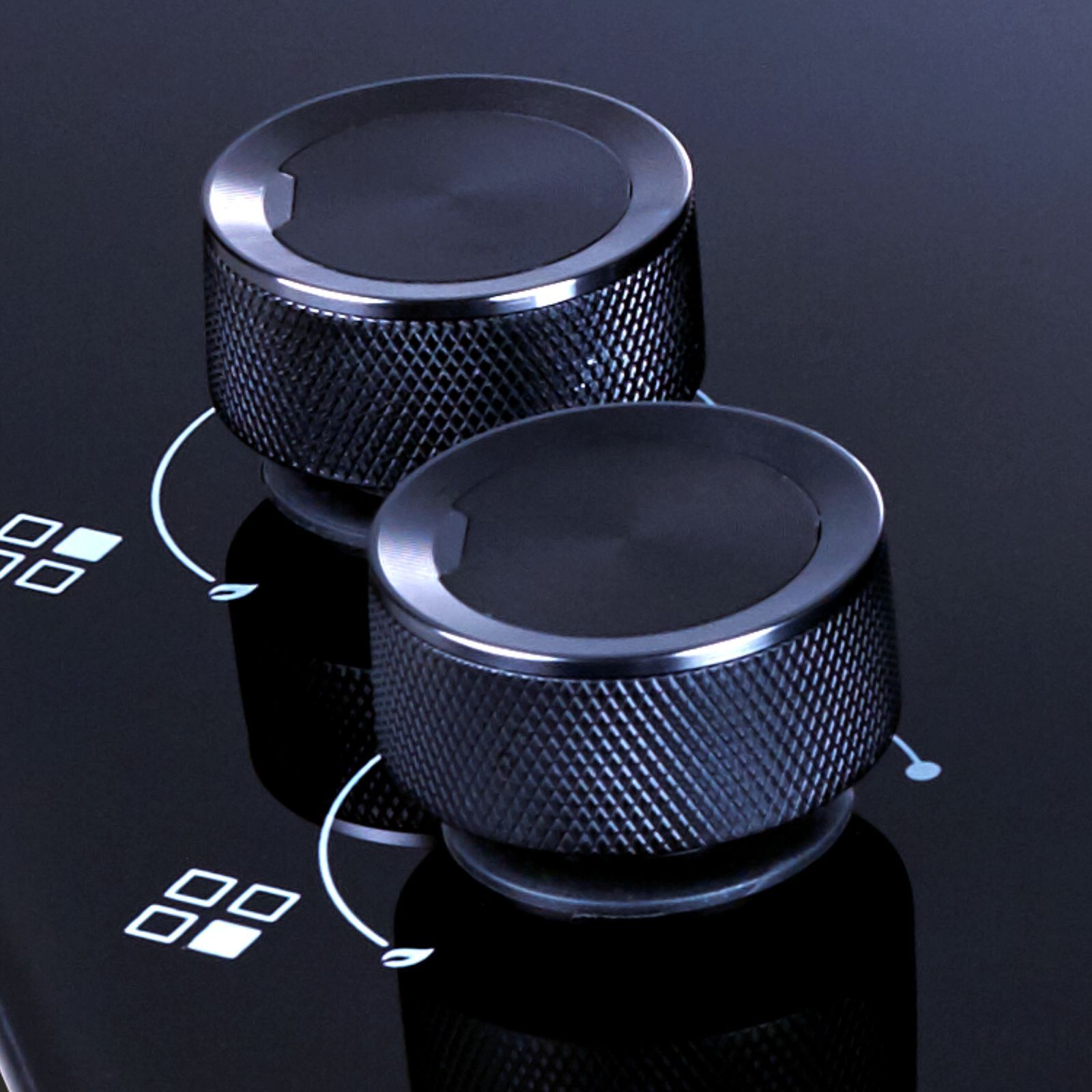 Elica MATT FLEXI HEXA LOTUS IND HD BRASS SERIES Toughened Glass Top 4 Burner Automatic Hob (Multi-Flame Burners, Black)_4