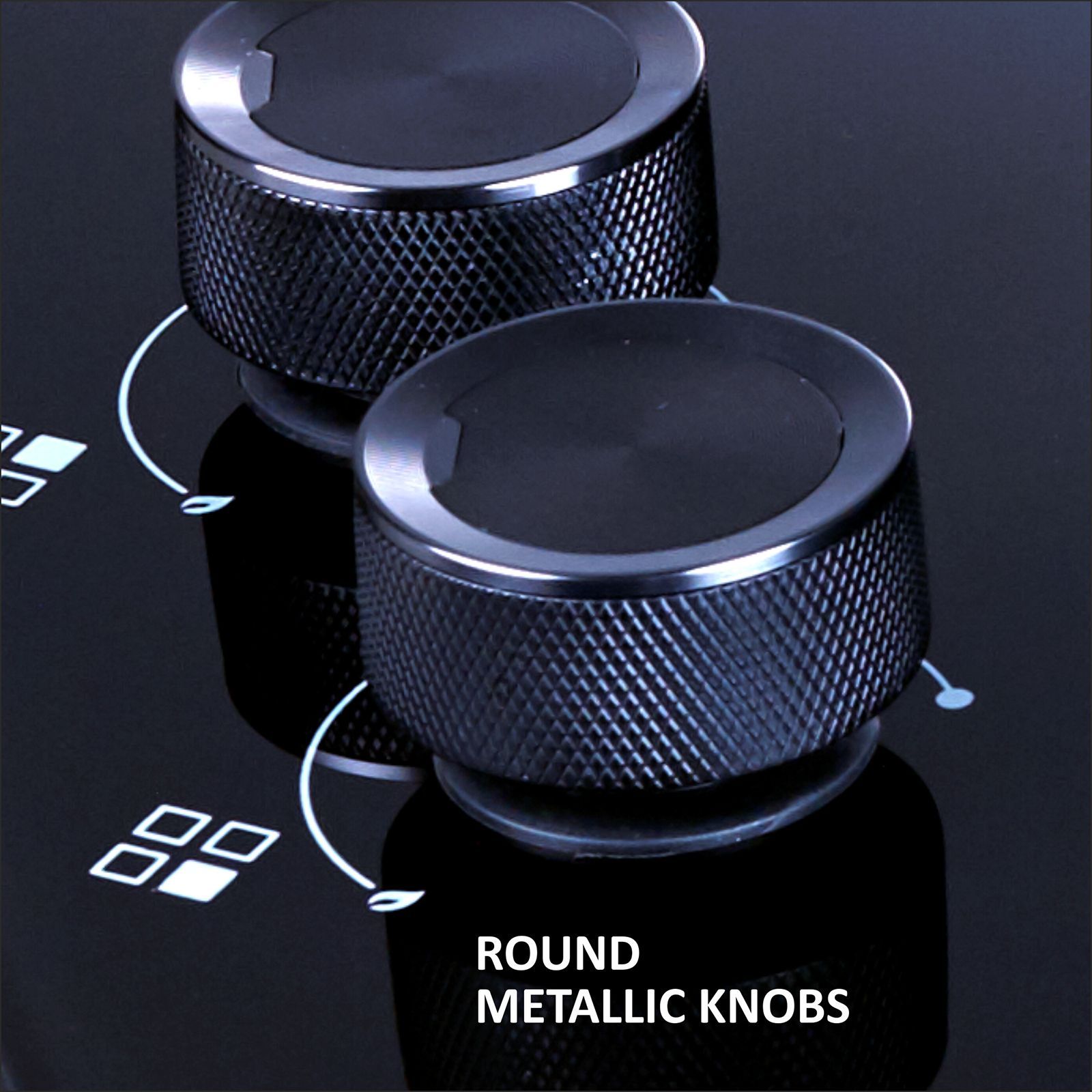 elica FLEXI HEXA 475 RS LOTUS IND HD BRASS Toughened Glass Top 4 Burner Automatic Hob (Multi Flame Burners, Black Glass)_3