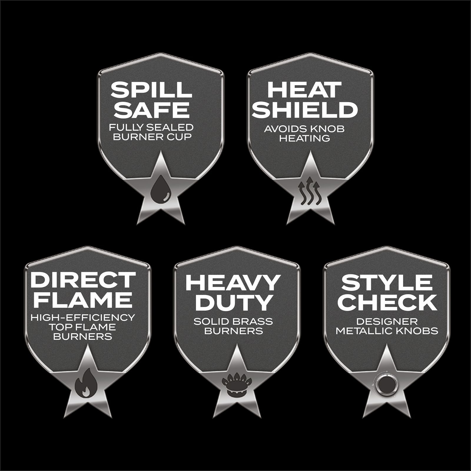 elica DFS FB MFC 4B 100 DX FFD Toughened Glass Top 4 Burner Automatic Hob (Direct Multi Flame Burners, Black Glass)_4