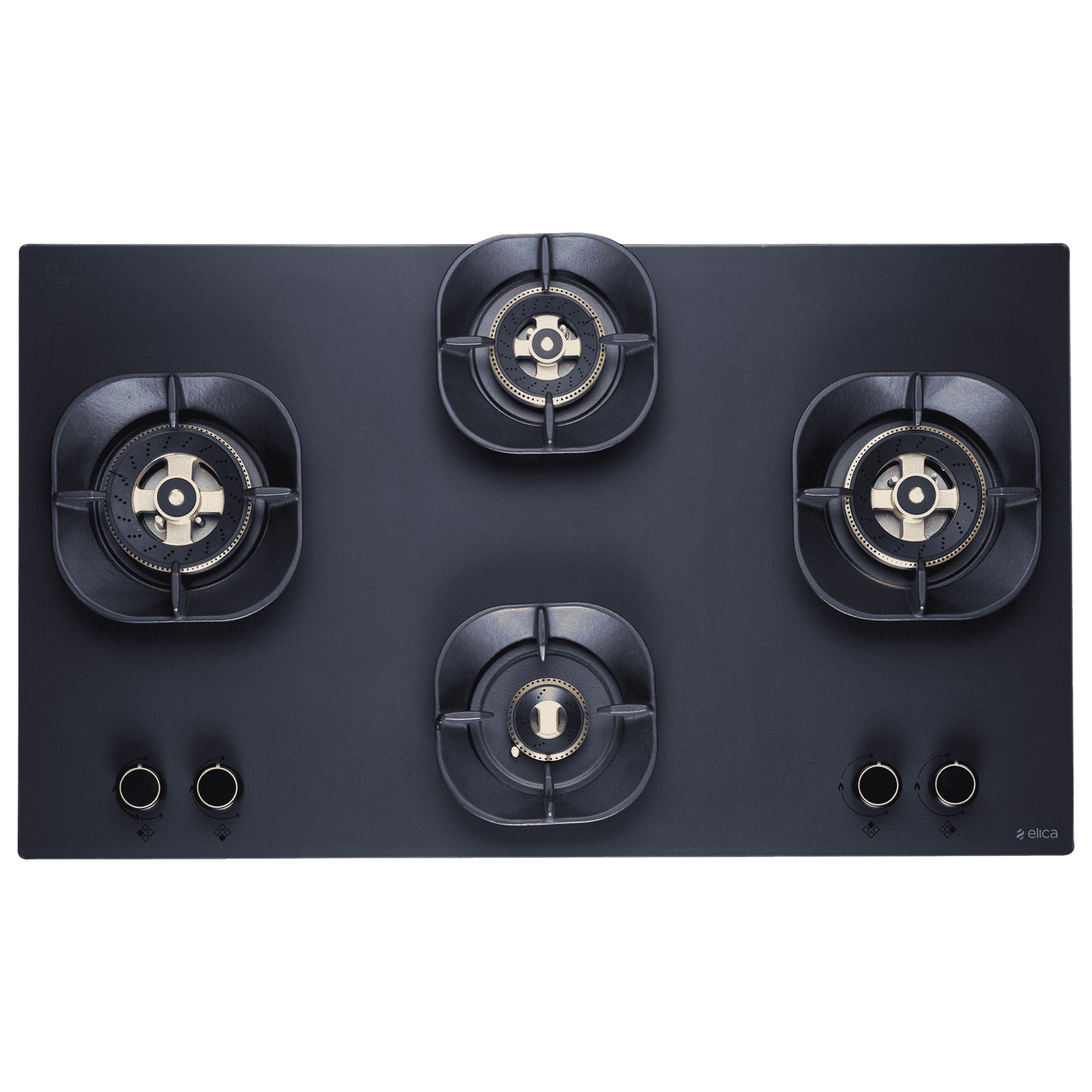 elica MATT FLEXI CROWN DFS HE FB MFC 4B 91 Toughened Glass Top 4 Burner Automatic Hob (Direct Multi Flame Burners, Matt Glass)_4