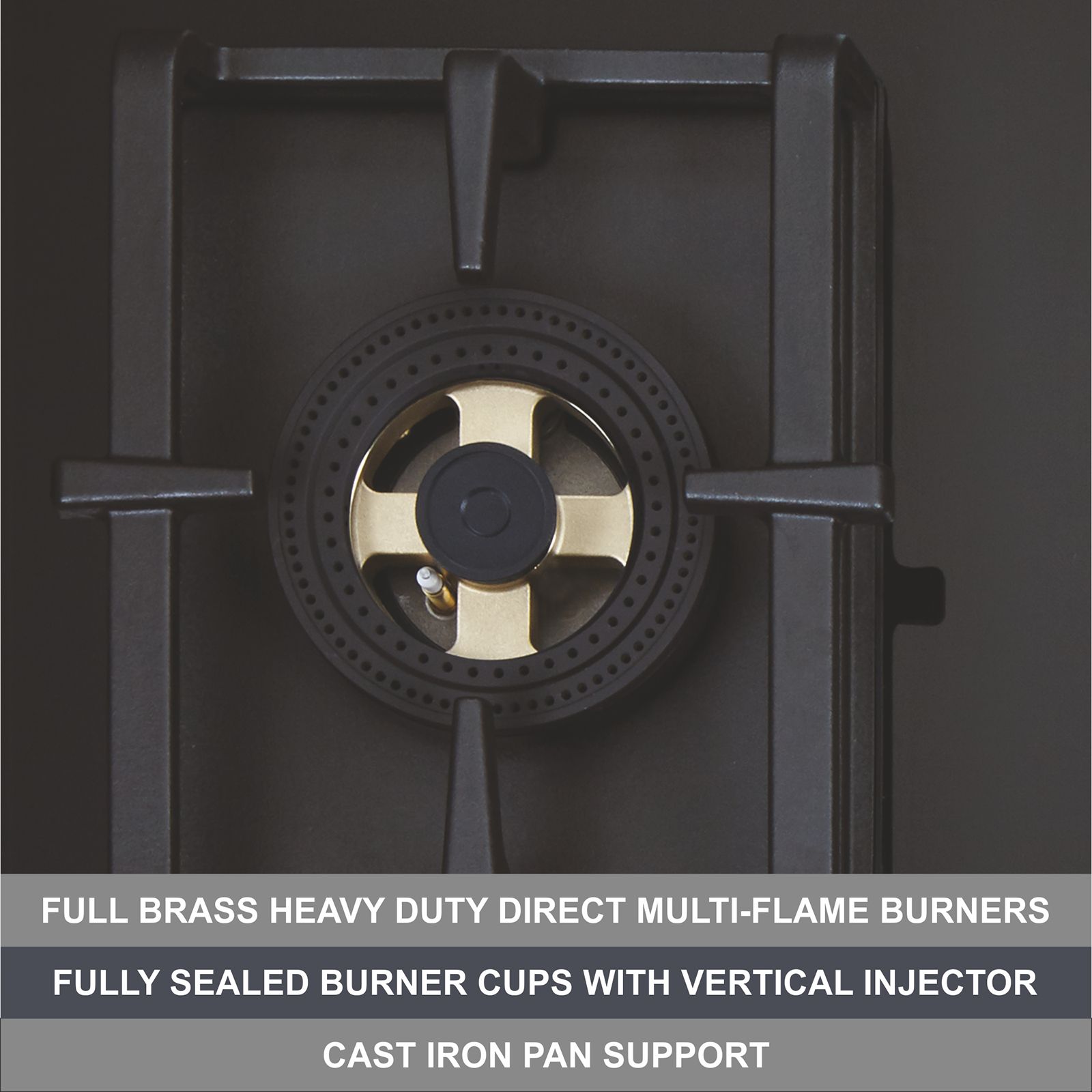 elica DFS PRO FB 4B 70 DX Toughened Glass Top 4 Burner Automatic Hob (Direct Multi Flame Burners, Black Glass)_4