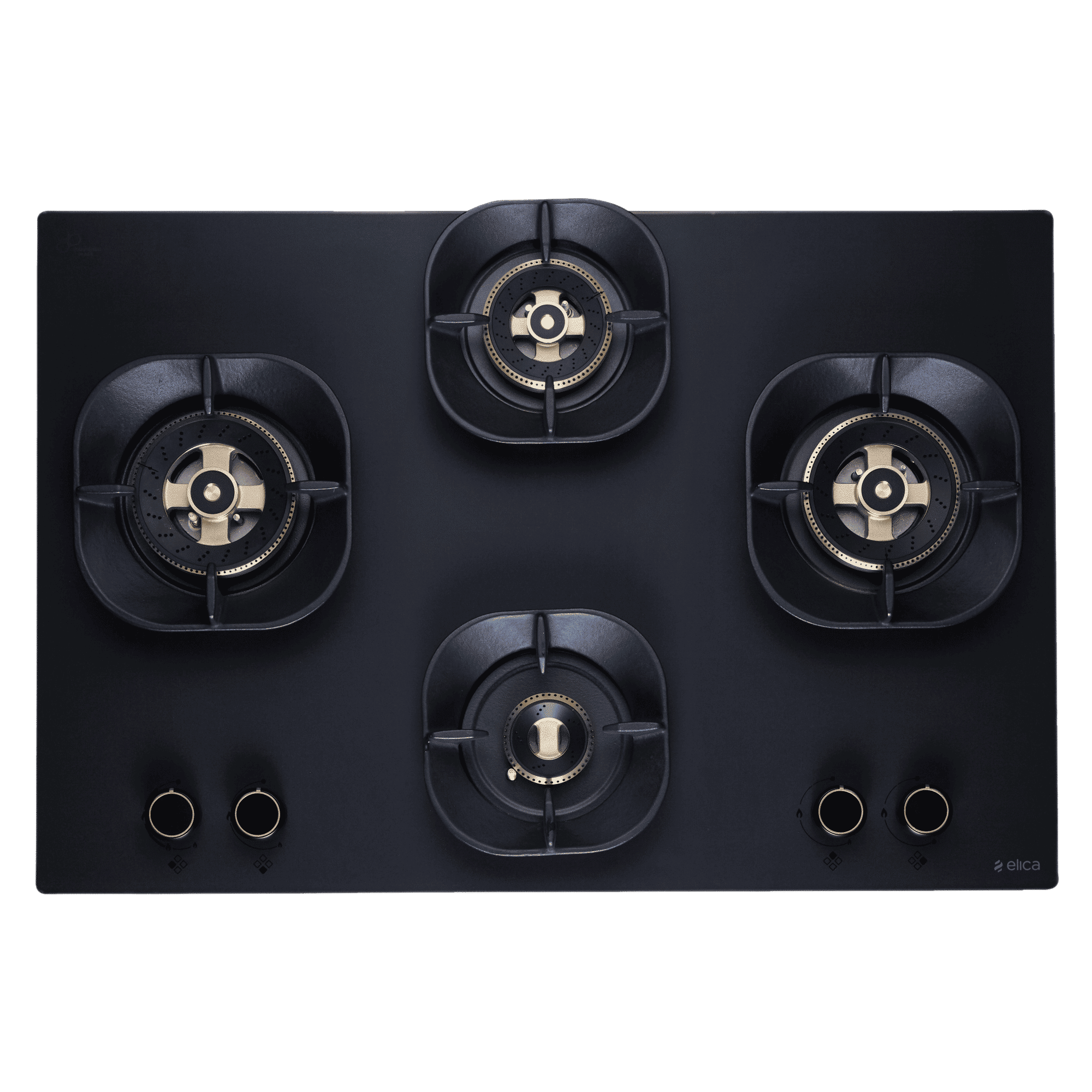 elica MATT CROWN DFS HE FB MFC 4B 70 Toughened Glass Top 4 Burner Automatic Hob (Direct Multi Flame Burners, Matt Glass) elica MATT CROWN DFS HE FB MFC 4B 70 Toughened Glass Top 4 Burner Automatic Hob (Direct Multi Flame Burners, Matt Glass)_4