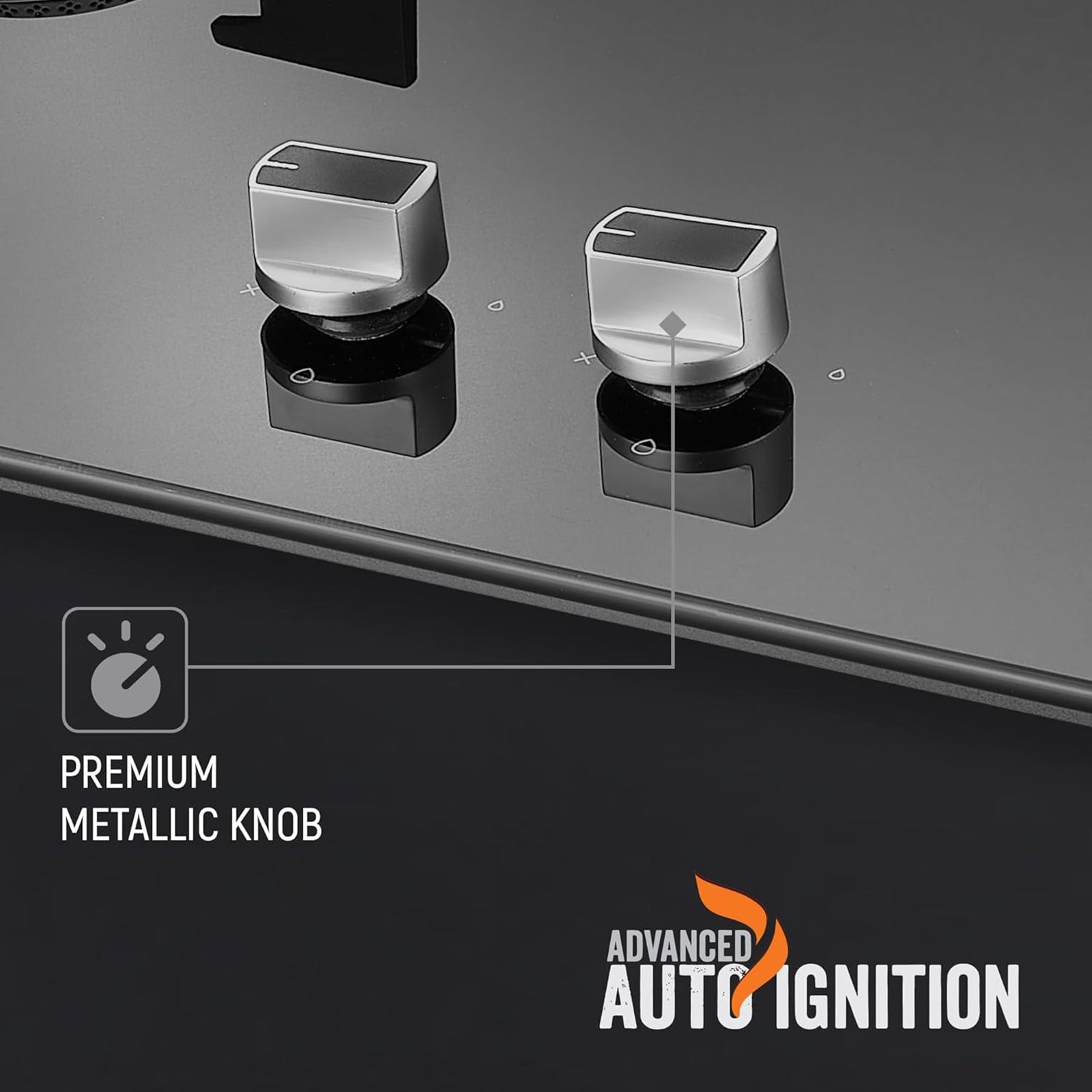 Prestige Efficia 02 AI Toughened Glass Top 2 Burner Automatic Hob (Dual Function & Convertible Design, Black) Prestige Efficia 02 AI Toughened Glass Top 2 Burner Automatic Hob (Dual Function & Convertible Design, Black)_2