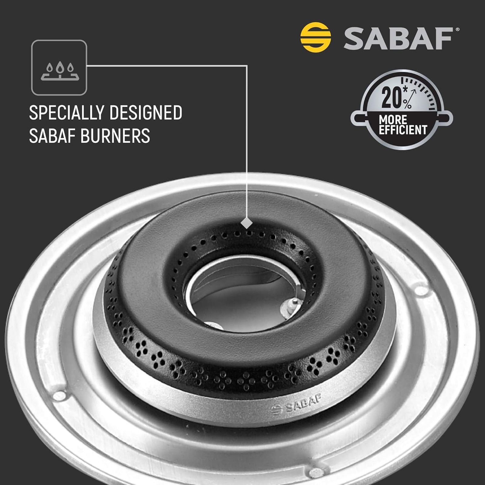 Prestige Efficia 03 AI Toughened Glass Top 3 Burner Automatic Hob (Dual Function & Convertible Design, Black)_3