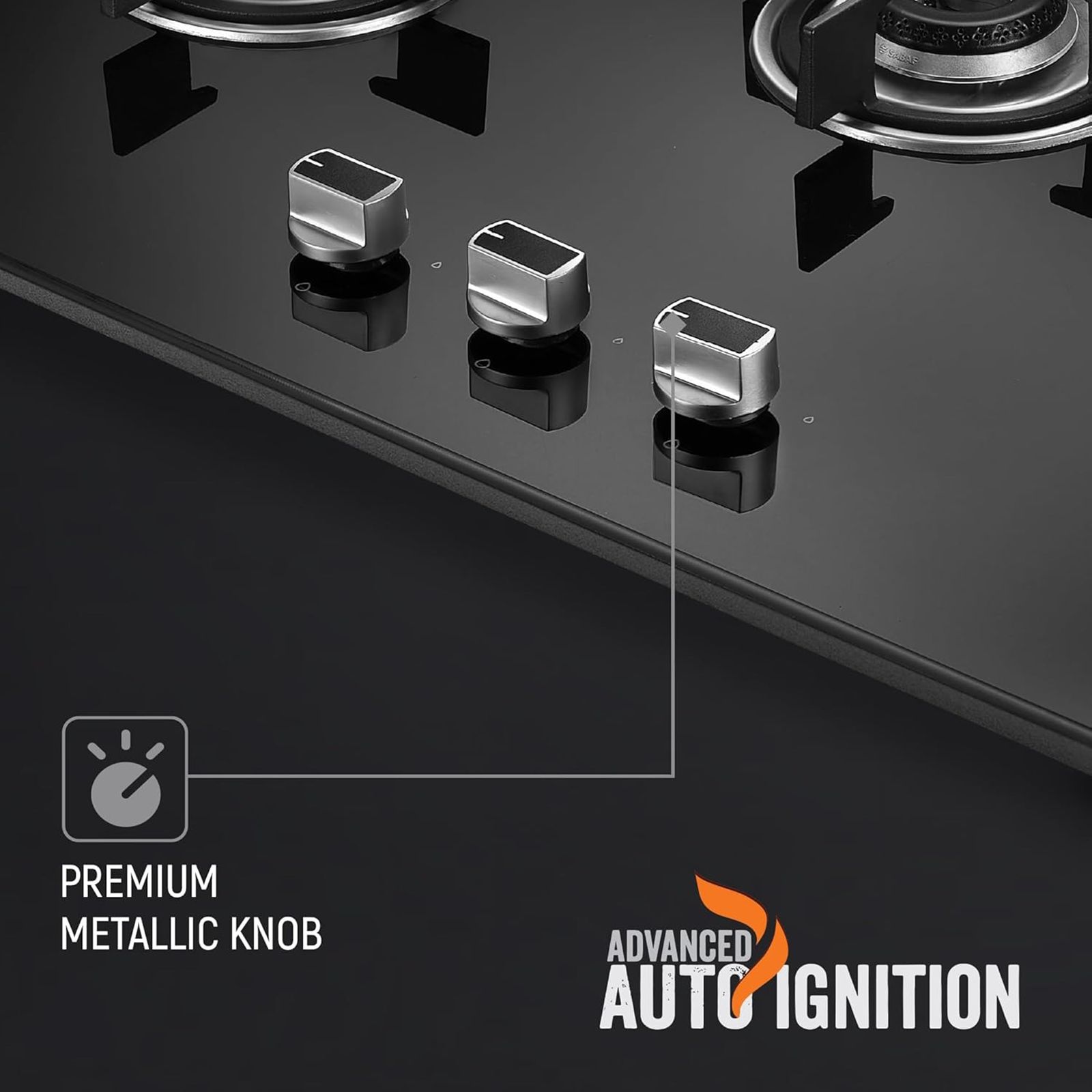 Prestige Efficia 03 AI Toughened Glass Top 3 Burner Automatic Hob (Dual Function & Convertible Design, Black)_6