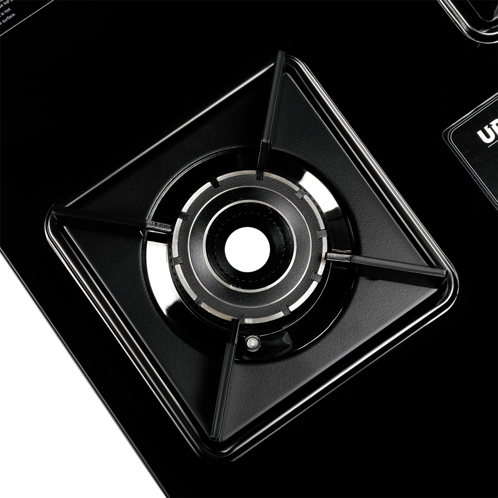 Croma Toughened Glass Top 3 Burner Automatic Hob (360 Degree Revolving Nozzle, Black) Croma Toughened Glass Top 3 Burner Automatic Hob (360 Degree Revolving Nozzle, Black)_8