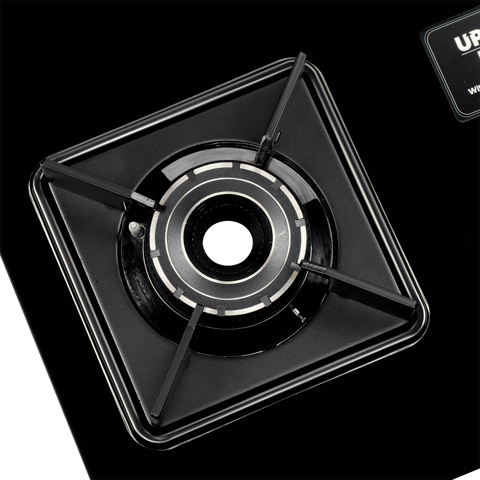 Croma Toughened Glass Top 4 Burner Automatic Hob (360 Degree Revolving Nozzle, Black) Croma Toughened Glass Top 4 Burner Automatic Hob (360 Degree Revolving Nozzle, Black)_8