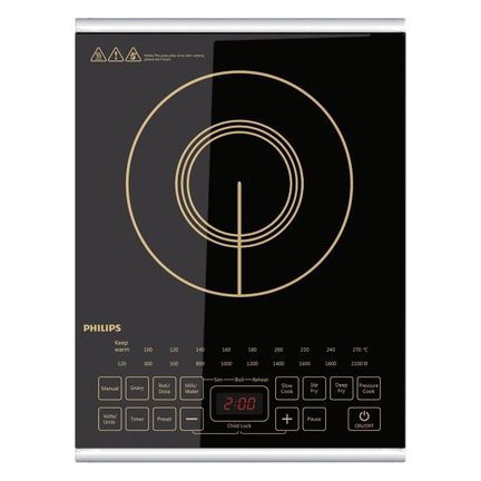 Philips Hd4938 1 Burner Induction Cooktop (Black)_1