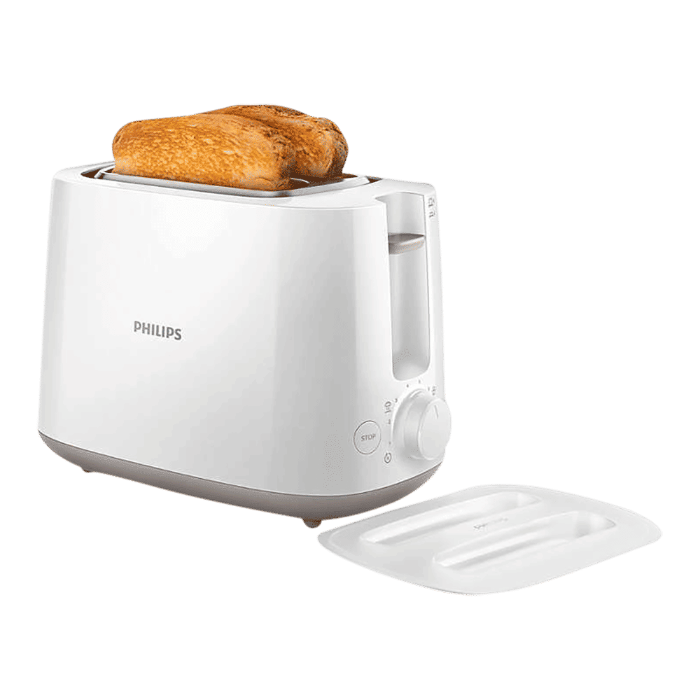 PHILIPS Daily Collection 900W 2 Slice Pop-Up Toaster with Integrated Bun Rack (White) PHILIPS Daily Collection 900W 2 Slice Pop-Up Toaster with Integrated Bun Rack (White)_7