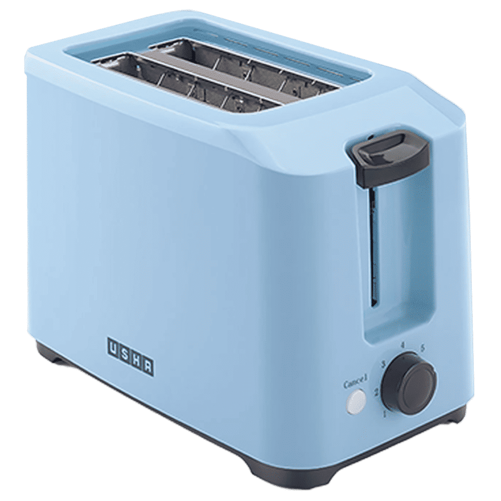 USHA PT 3720 700W 2 Slice Pop-Up Toaster with Plastic Shock Proof Body (Ice Blue)_1
