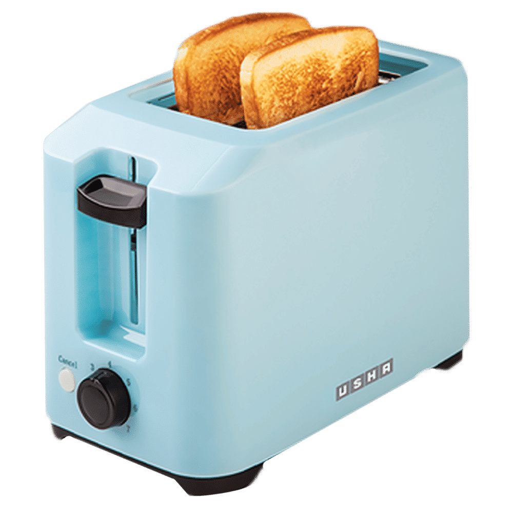 USHA PT 3720 700W 2 Slice Pop-Up Toaster with Plastic Shock Proof Body (Ice Blue)_8
