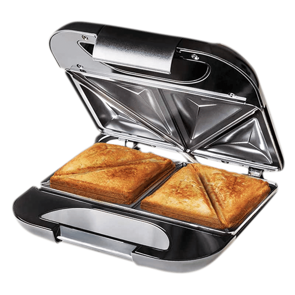 USHA ST 3772 750 Watt 4 Slice Automatic Sandwich Toaster (Non-stick Teflon Coating Plates, Black)_8