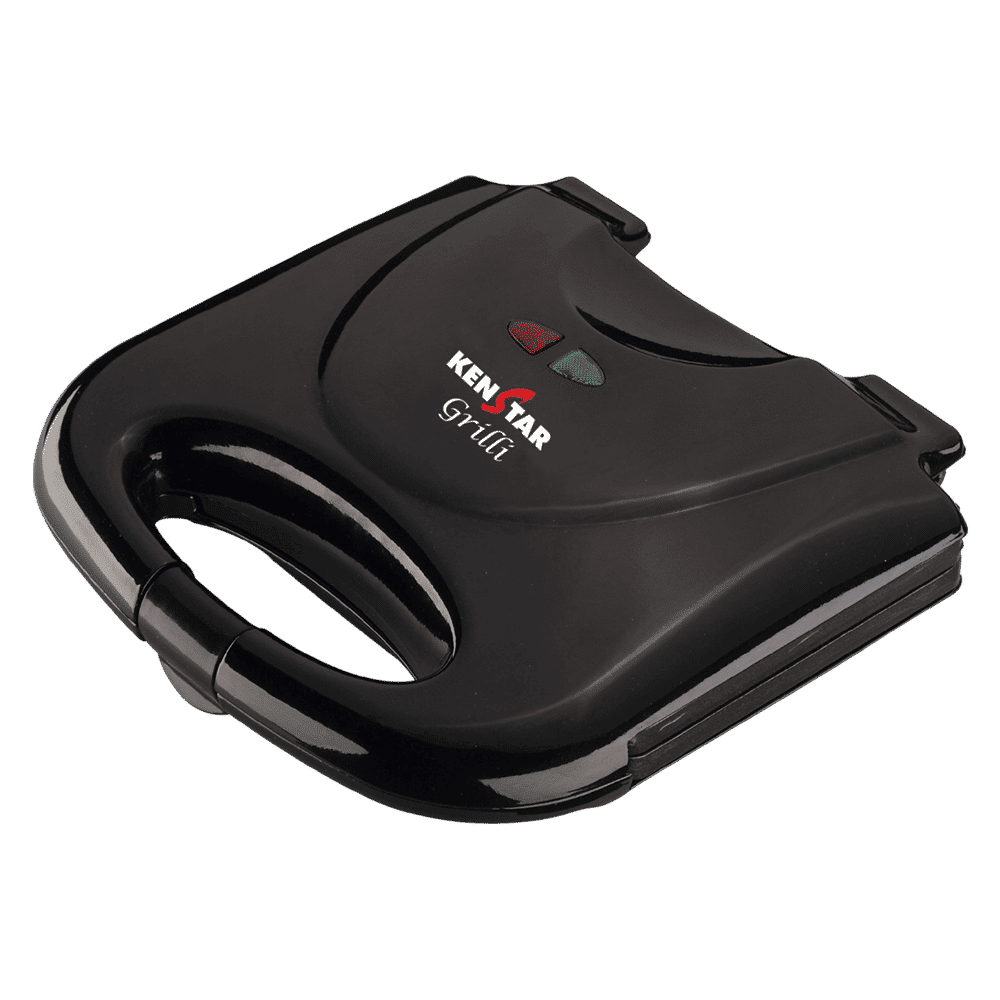 KENSTAR Grilli 750W 2 Slice Sandwich Maker with Cool Touch Body (Black)_1