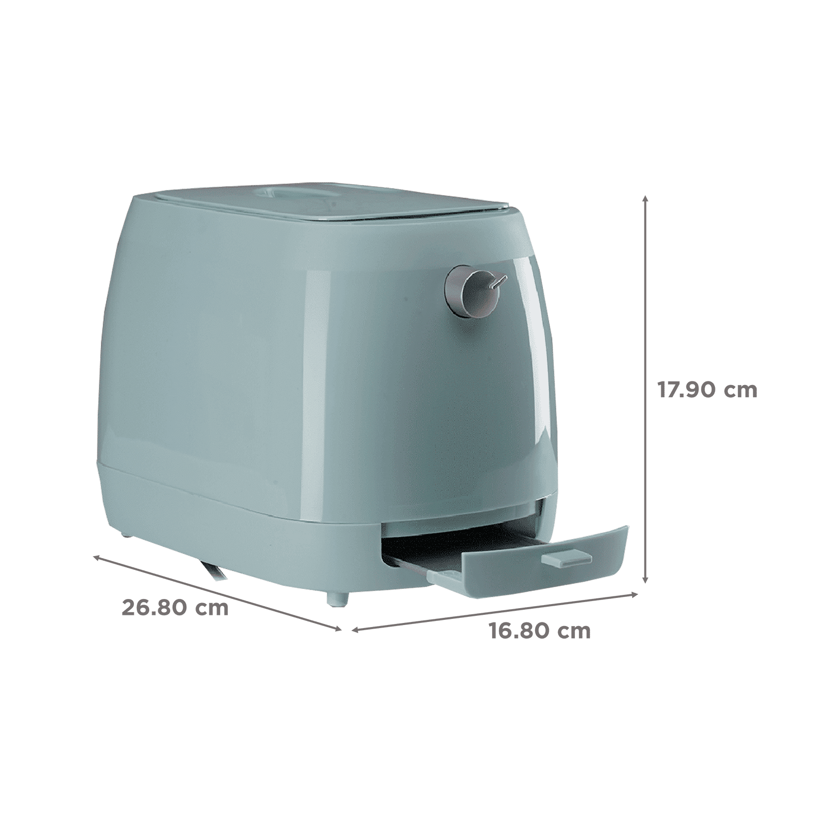Croma 800W 2 Slice Pop-Up Toaster with Removable Crumb Tray (Green) Croma 800W 2 Slice Pop-Up Toaster with Removable Crumb Tray (Green)_2
