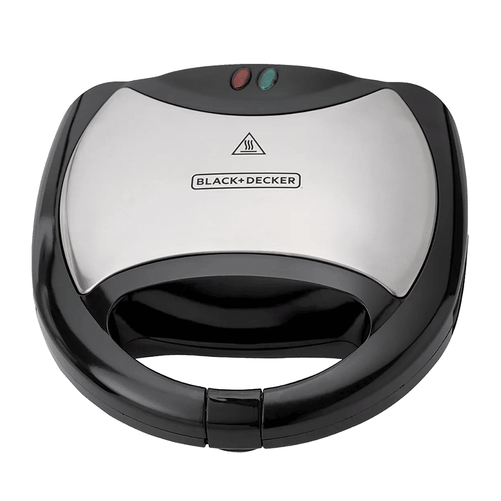 BLACK+DECKER TS2090 750W 2 Slice 3-in-1 Sandwich Maker with Cool Touch Exterior (Black)_4