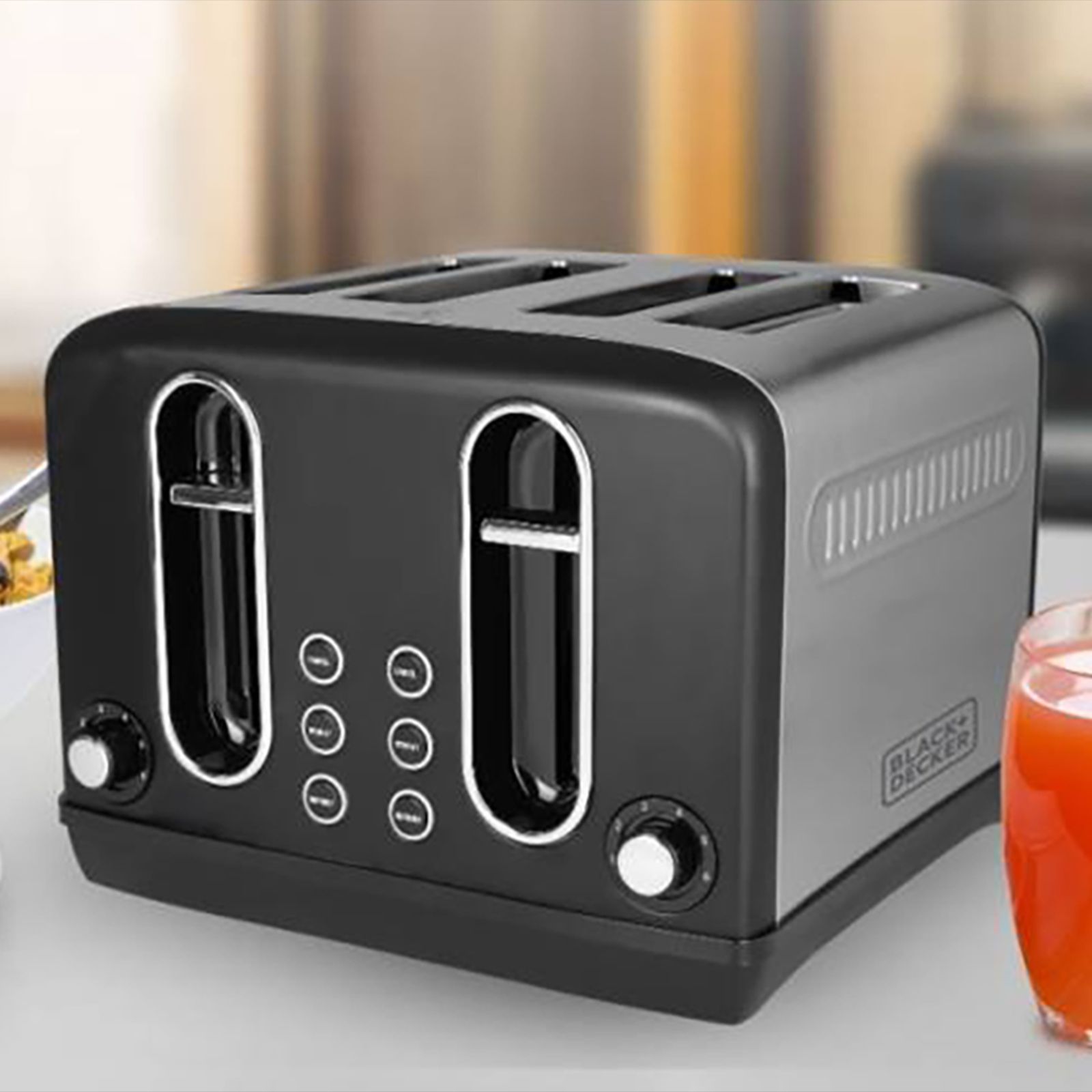 BLACK+DECKER BXTO0401IN 2300W 4 Slice Pop-Up Toaster with Cool Touch Handle (Grey) BLACK+DECKER BXTO0401IN 2300W 4 Slice Pop-Up Toaster with Cool Touch Handle (Grey)_6