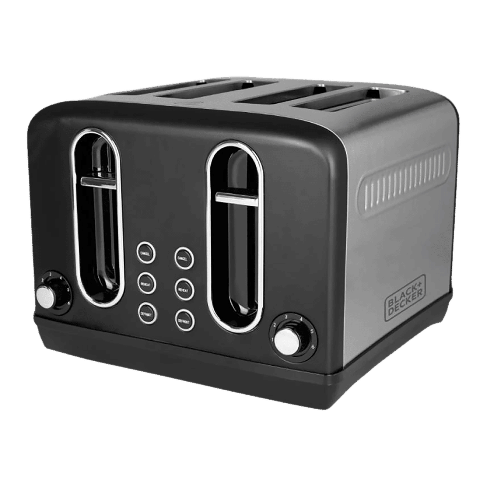 BLACK+DECKER BXTO0401IN 2300W 4 Slice Pop-Up Toaster with Cool Touch Handle (Grey) BLACK+DECKER BXTO0401IN 2300W 4 Slice Pop-Up Toaster with Cool Touch Handle (Grey)_4